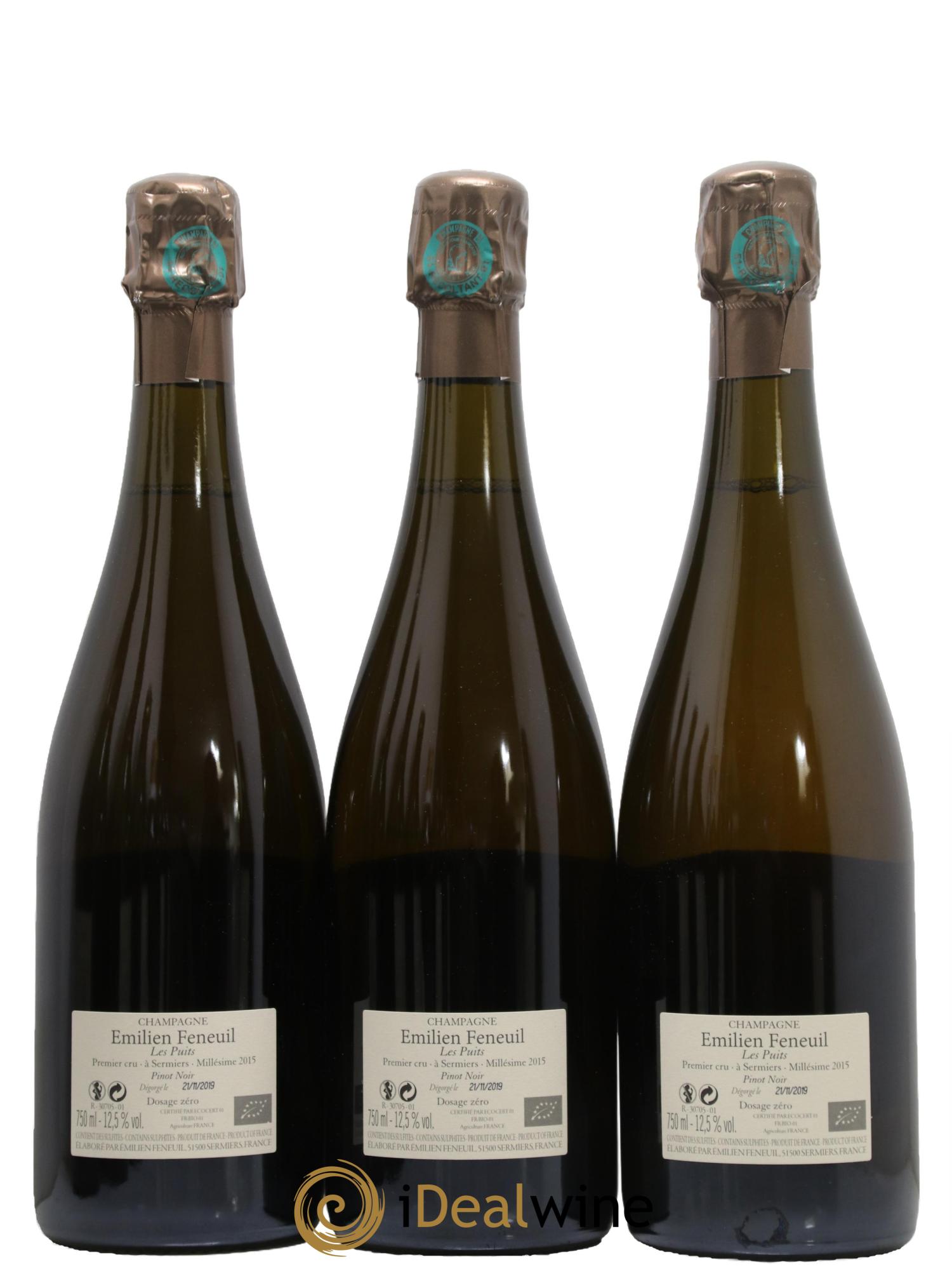 Les Puits Emilien Feneuil 2015 - Lot de 3 bouteilles - 1