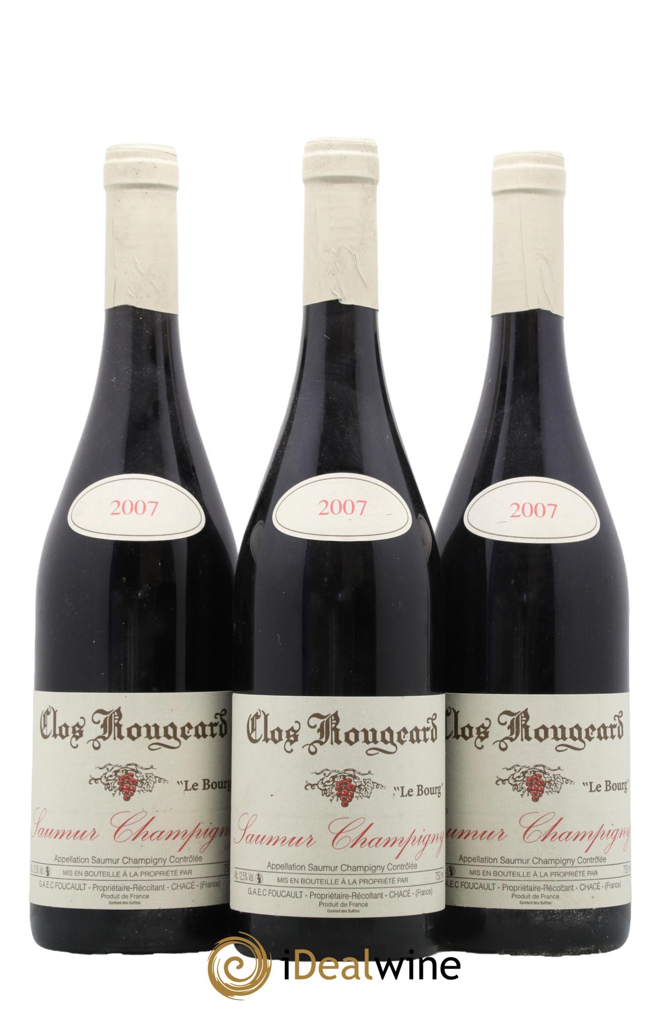 Saumur-Champigny Le Bourg Clos Rougeard 2007 - Lotto di 3 bottiglie - 0