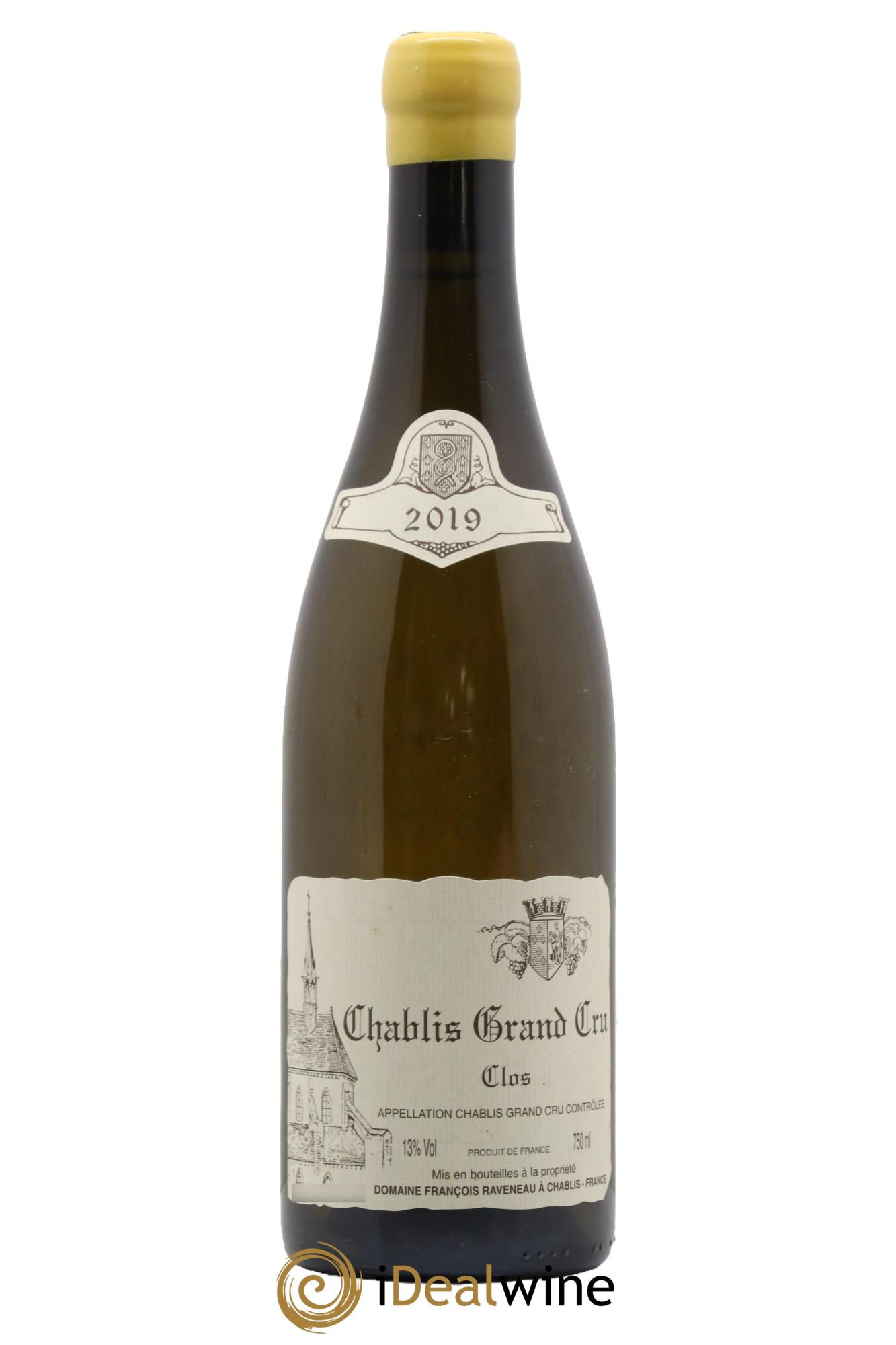 Chablis Grand Cru Clos Raveneau (Domaine) 2019 - Posten von 1 Flasche - 0