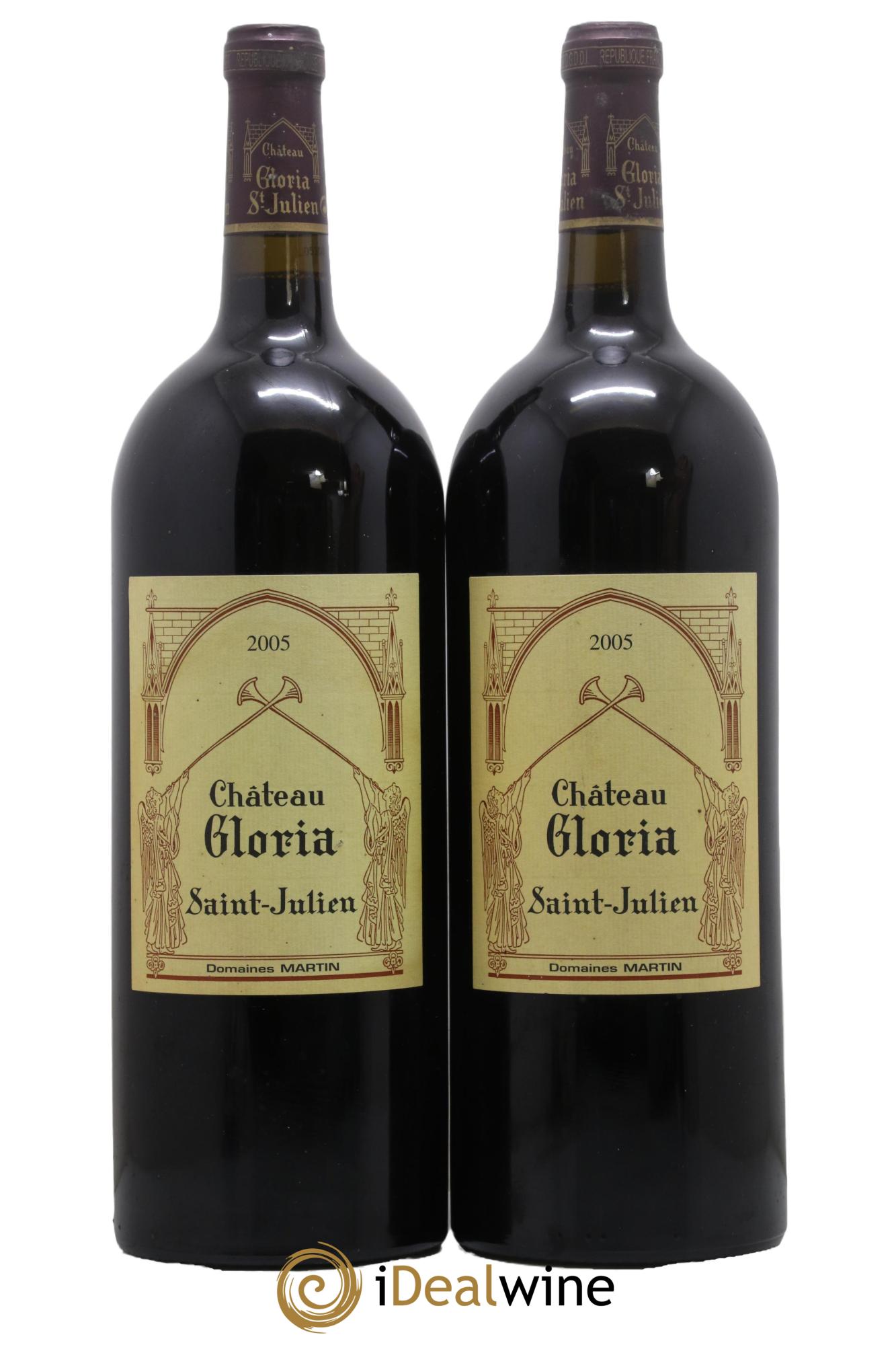 Château Gloria 2005 - Lot de 2 magnums - 0