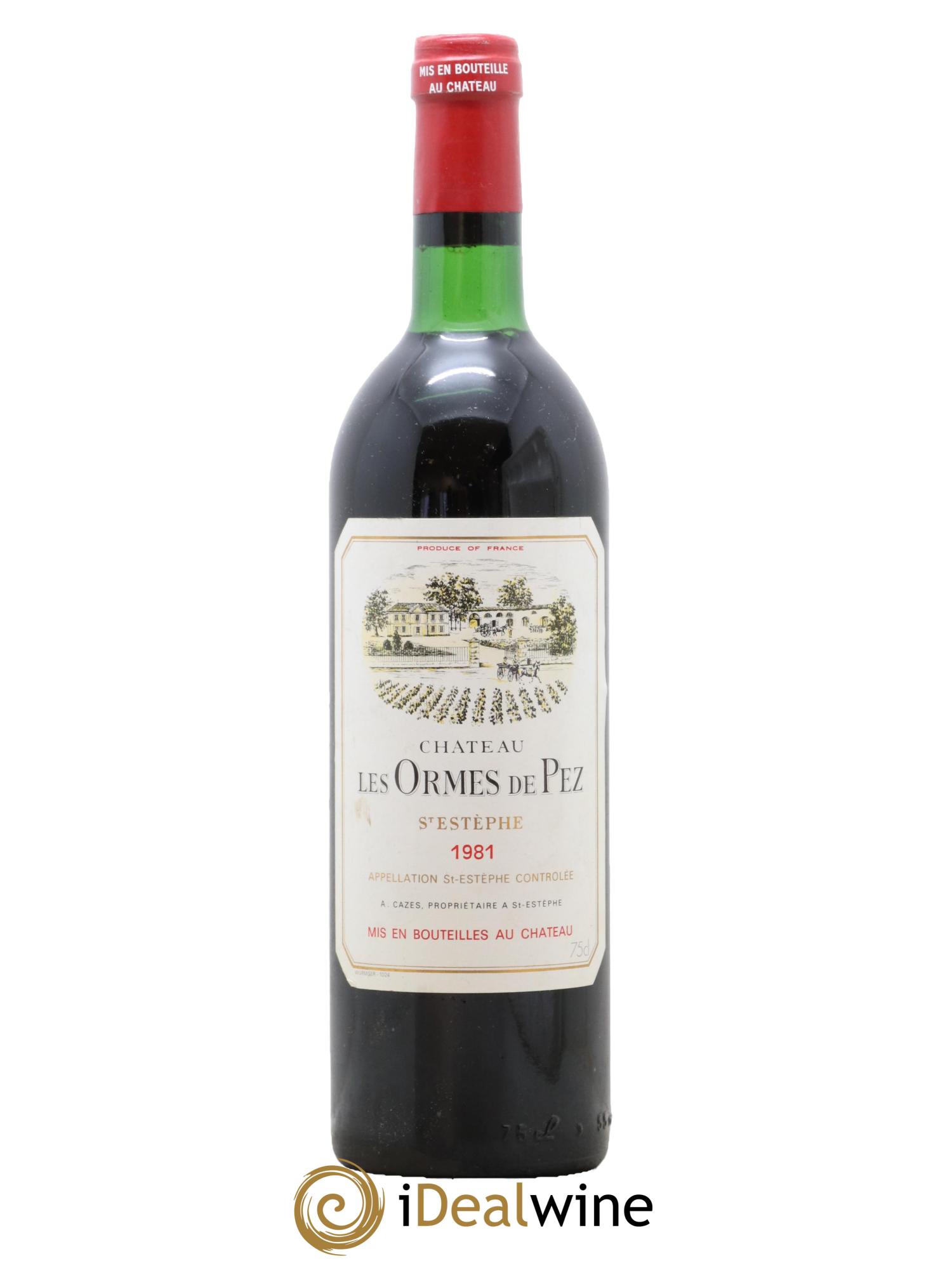 Château les Ormes de Pez 1981 - Lot de 1 bouteille - 0