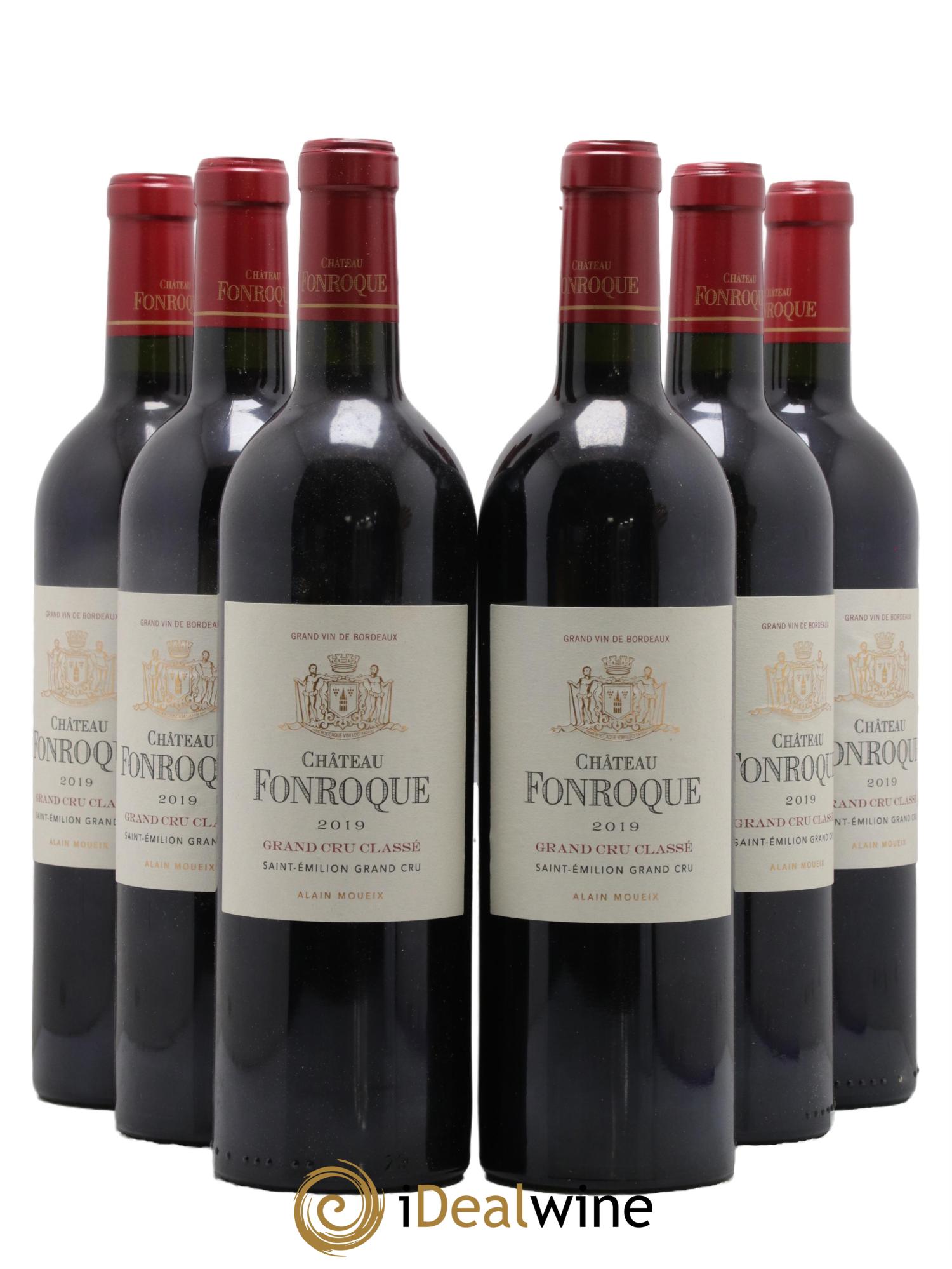 Château Fonroque Grand Cru Classé 2019 - Lot of 6 bottles - 0