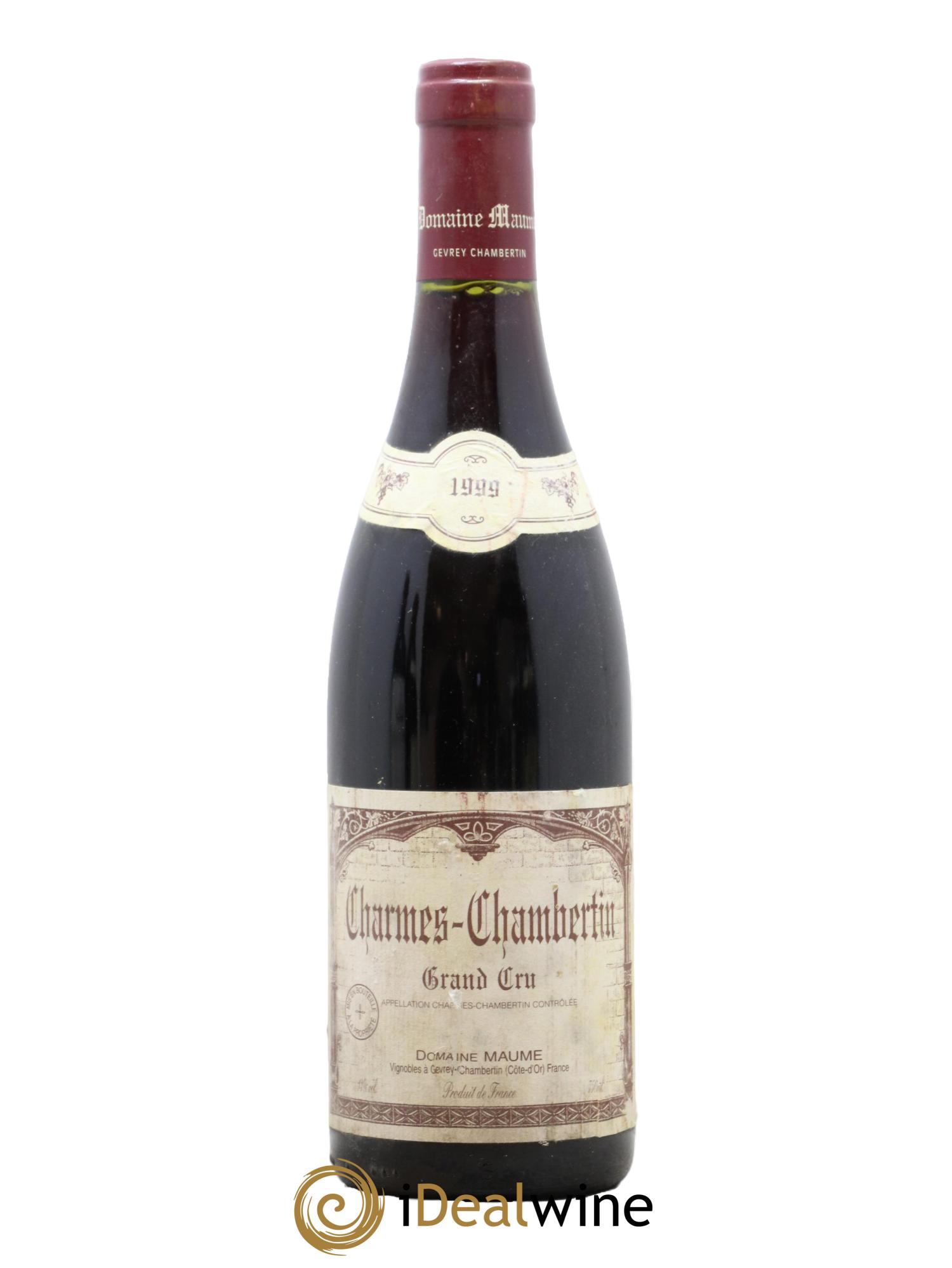 Charmes-Chambertin Grand Cru Maume (Domaine) 1999 - Lot of 1 bottle - 0