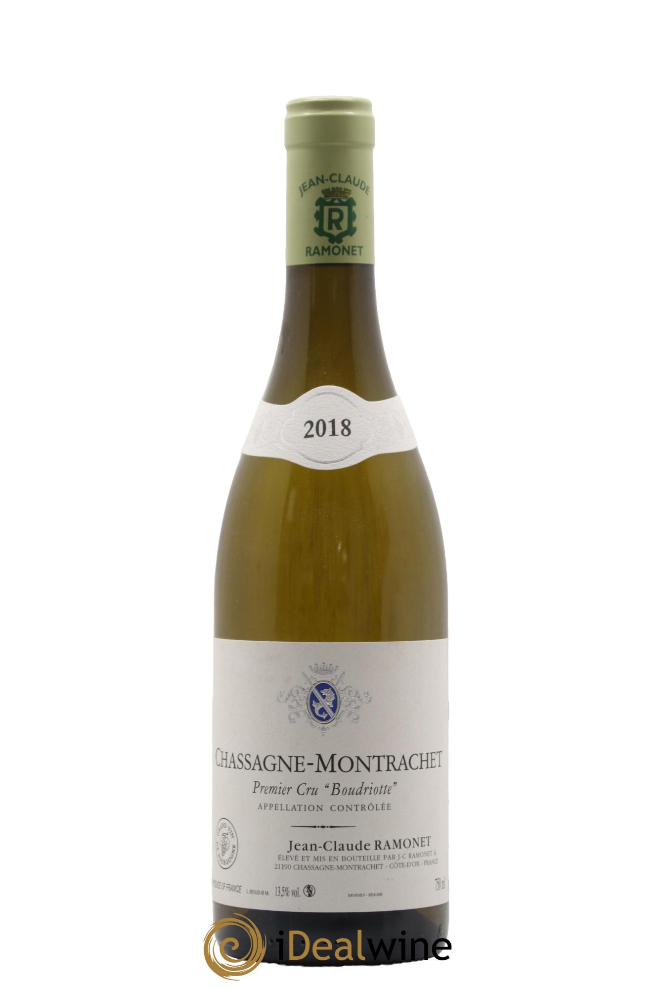 Chassagne-Montrachet 1er Cru Boudriotte Ramonet (Domaine) 2018 - Posten von 1 Flasche - 0