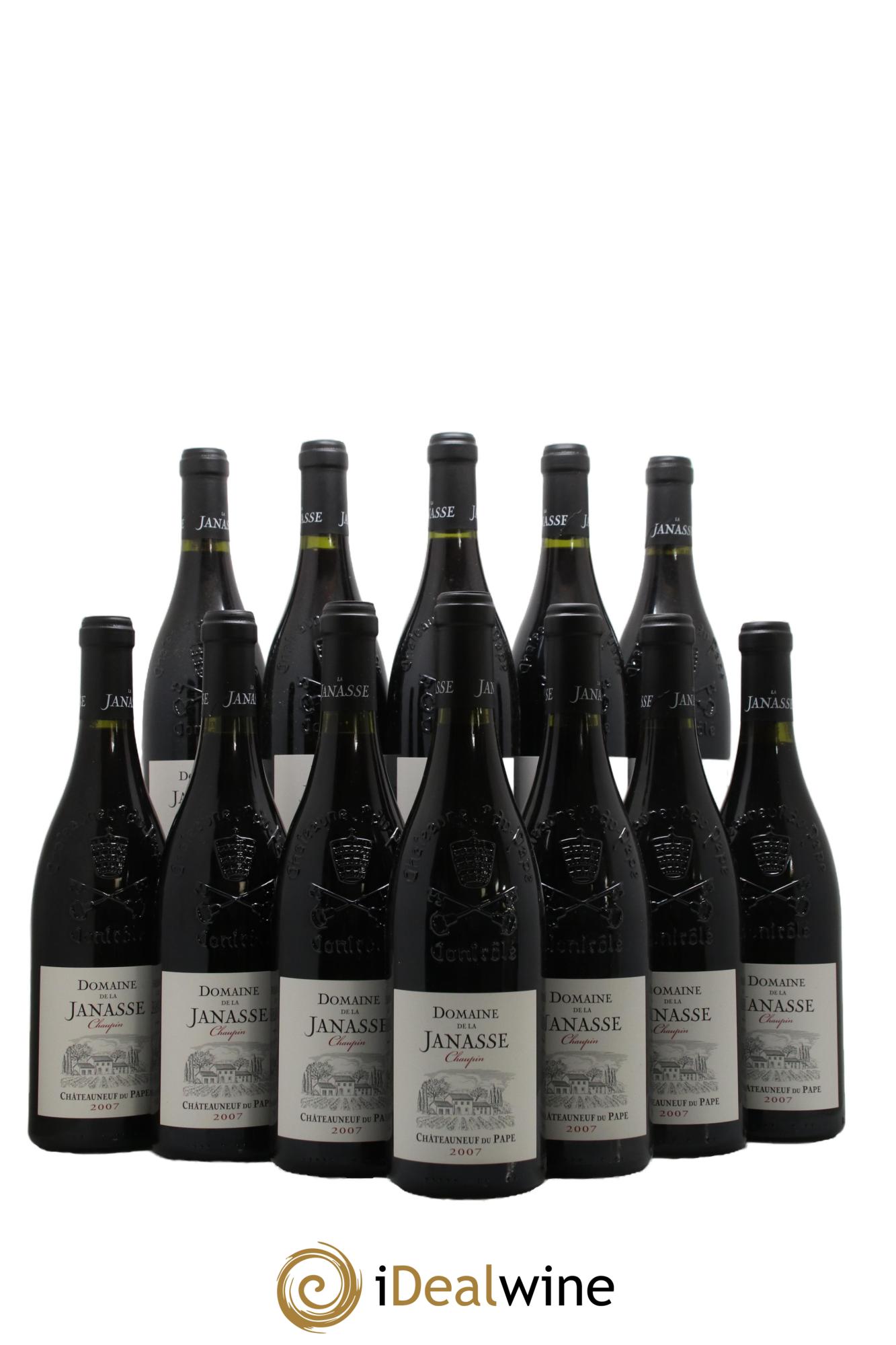 Châteauneuf-du-Pape Cuvée Chaupin La Janasse (Domaine de) 2007 - Posten von 12 Flaschen - 0