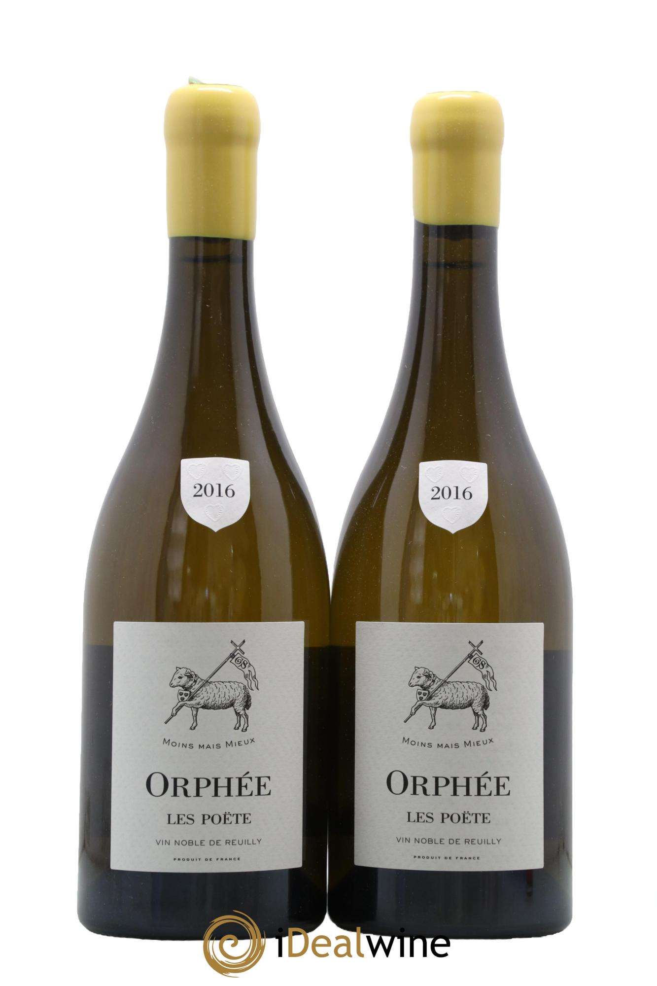 Vin de France (anciennement Reuilly) Orphée Les Poëte 2016 - Posten von 2 Flaschen - 0