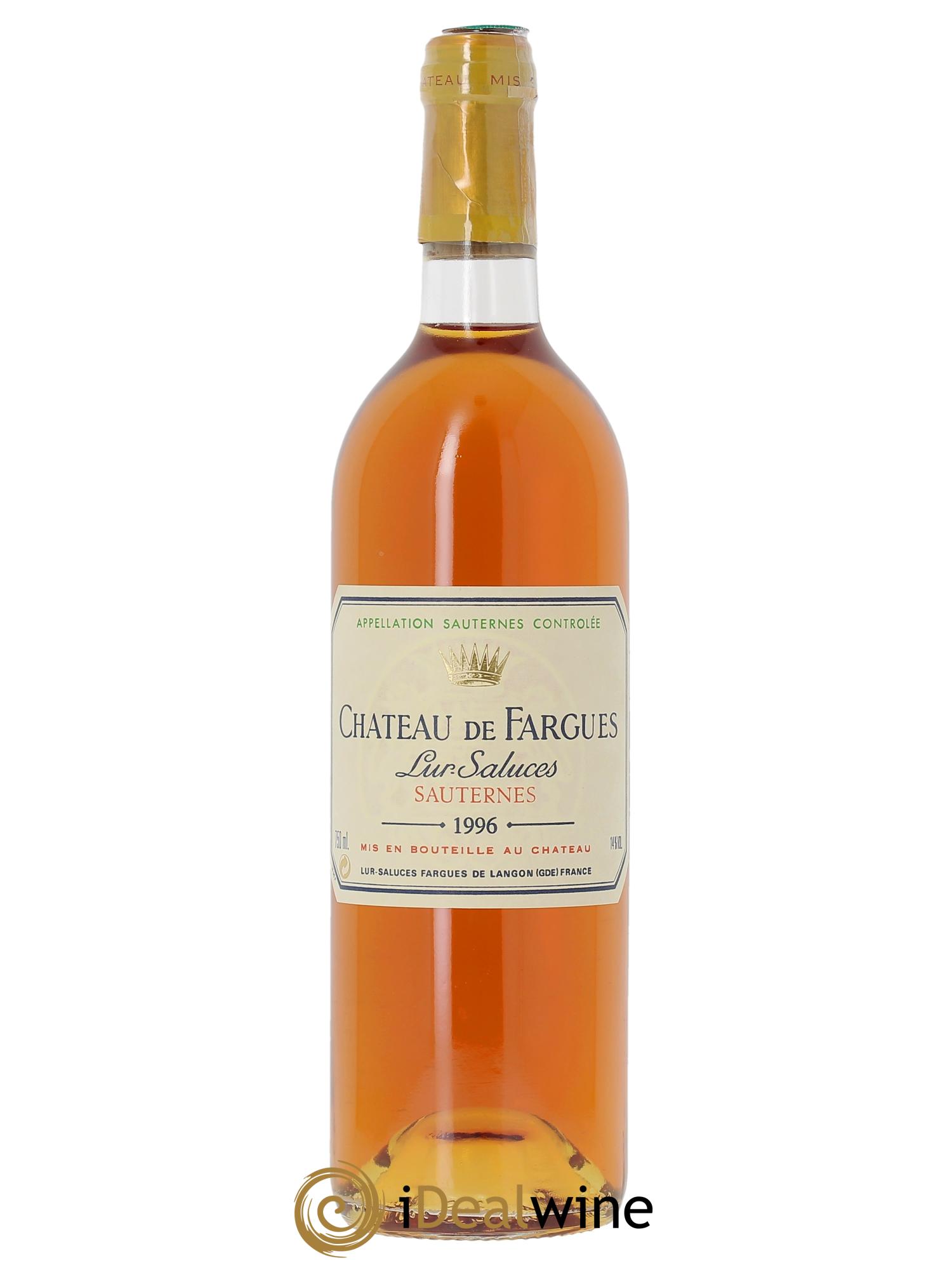 Château de Fargues  1996 - Lotto di 1 bottiglia - 0