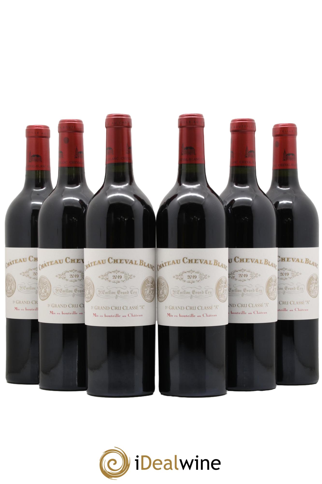 Château Cheval Blanc 1er Grand Cru Classé A  2019 - Lot de 6 bouteilles - 0