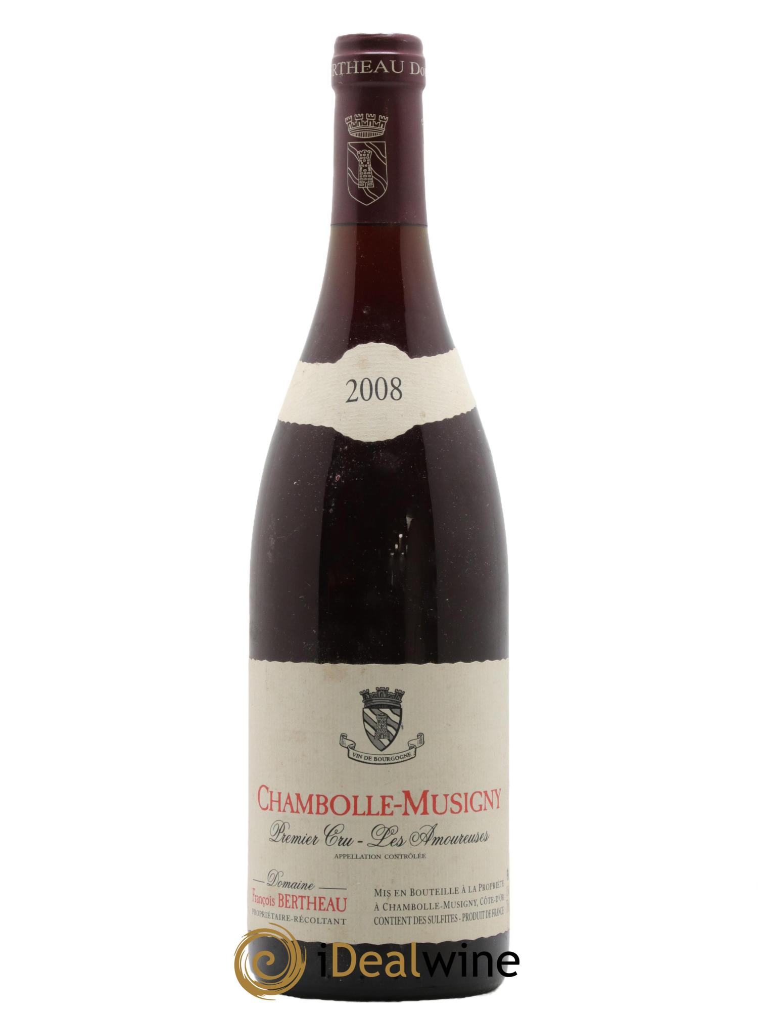 Chambolle-Musigny 1er Cru Les Amoureuses  Bertheau & Fils (Domaine) 2008 - Lot of 1 bottle - 0