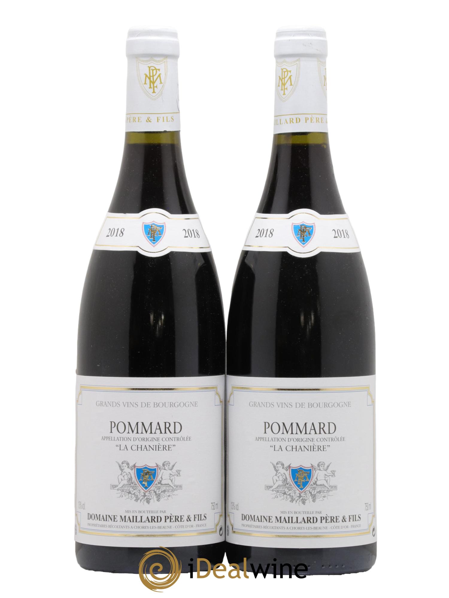 Pommard La Chanière Maillard et Fils (Domaine)  2018 - Lotto di 2 bottiglie - 0