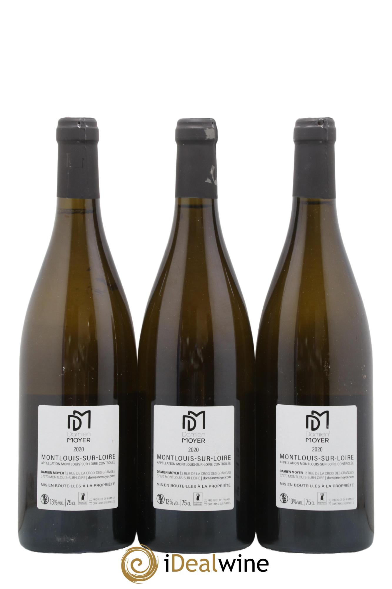 Montlouis-sur-Loire Clos De La Garenne Domaine Moyer 2020 - Lot of 3 bottles - 1