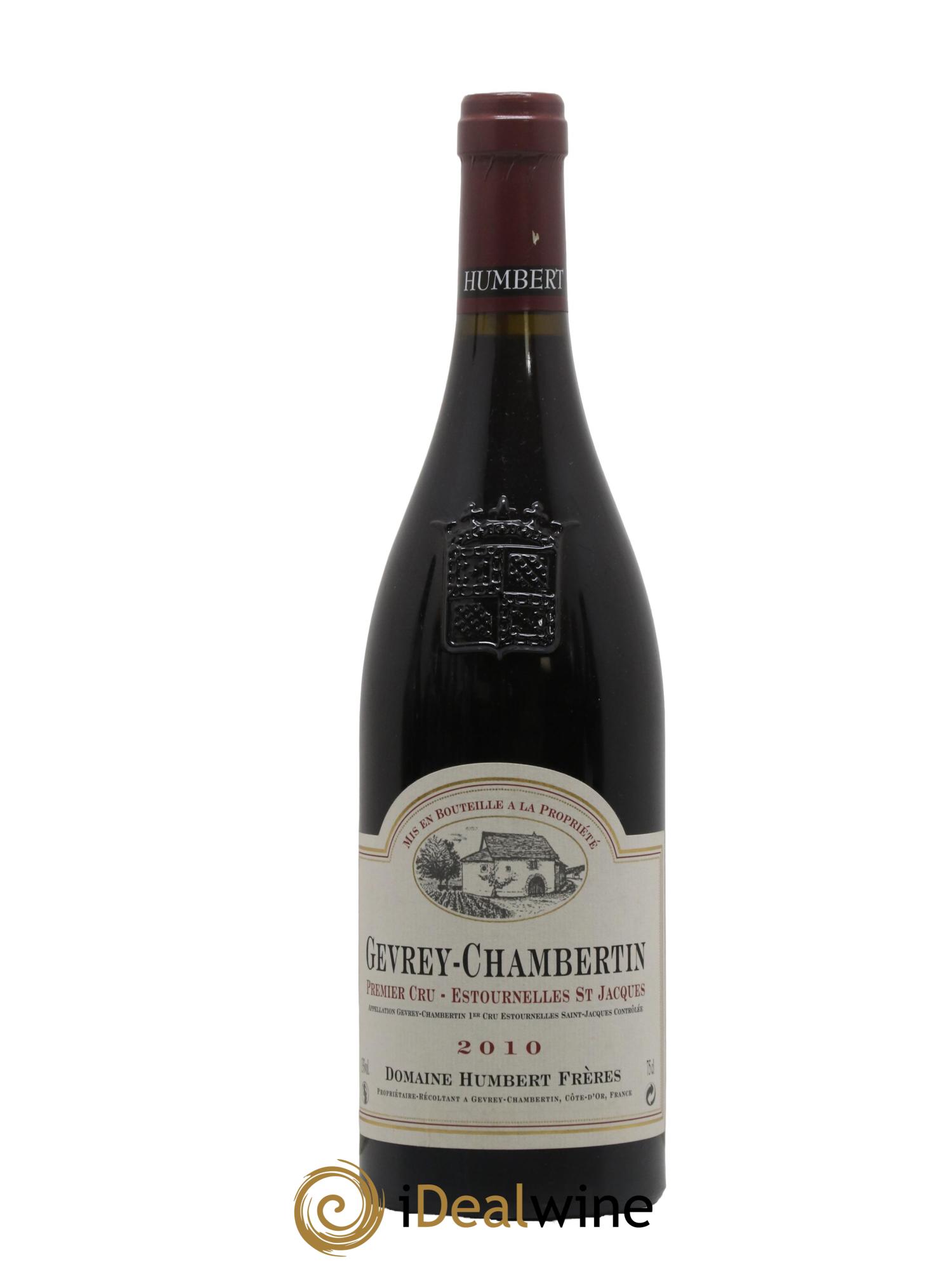 Gevrey-Chambertin 1er Cru Estournelles Saint-Jacques Humbert (Domaine) 2010 - Lot de 1 bouteille - 0