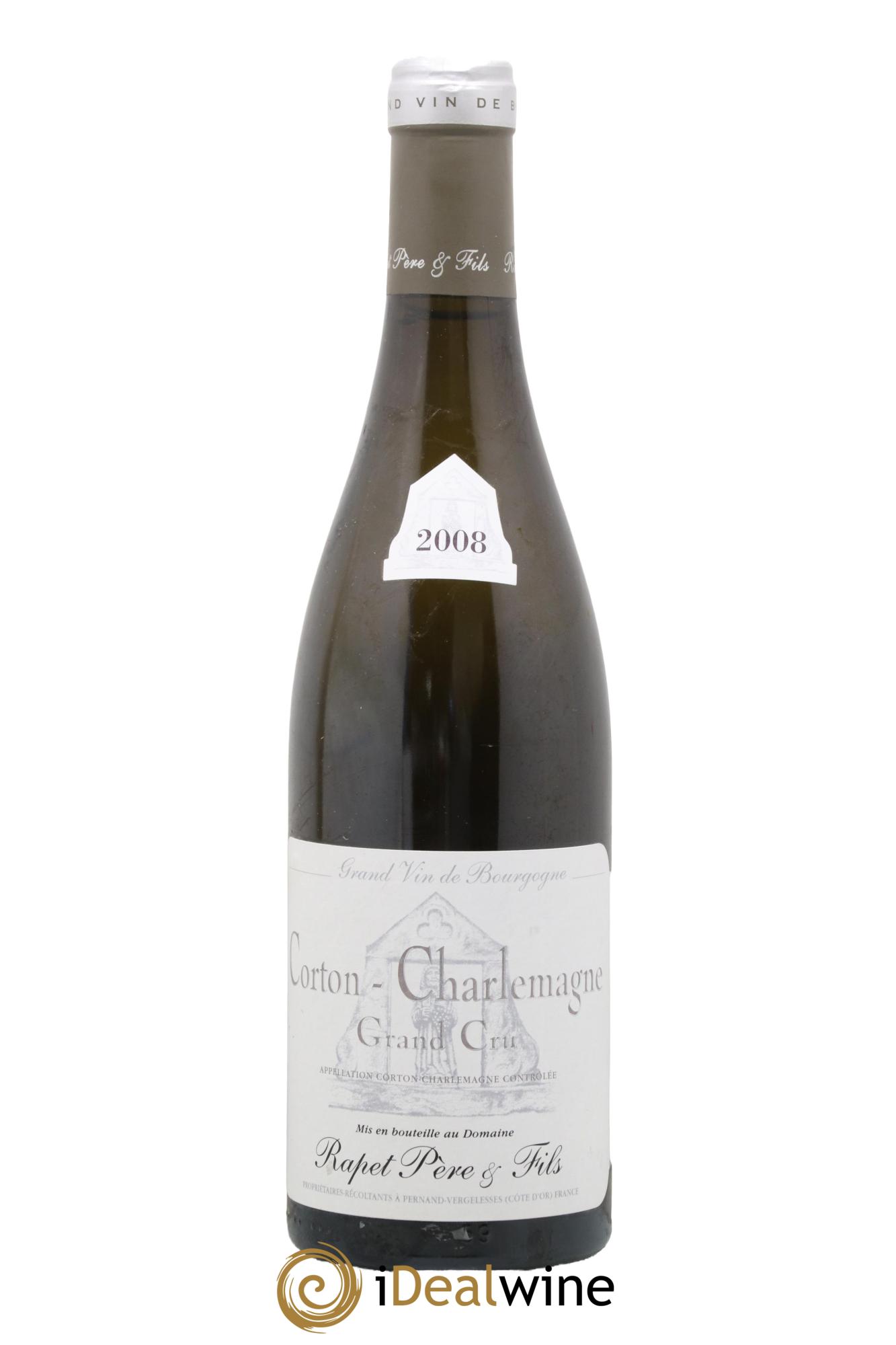 Corton-Charlemagne Grand Cru Rapet Père & Fils 2008 - Lotto di 1 bottiglia - 0