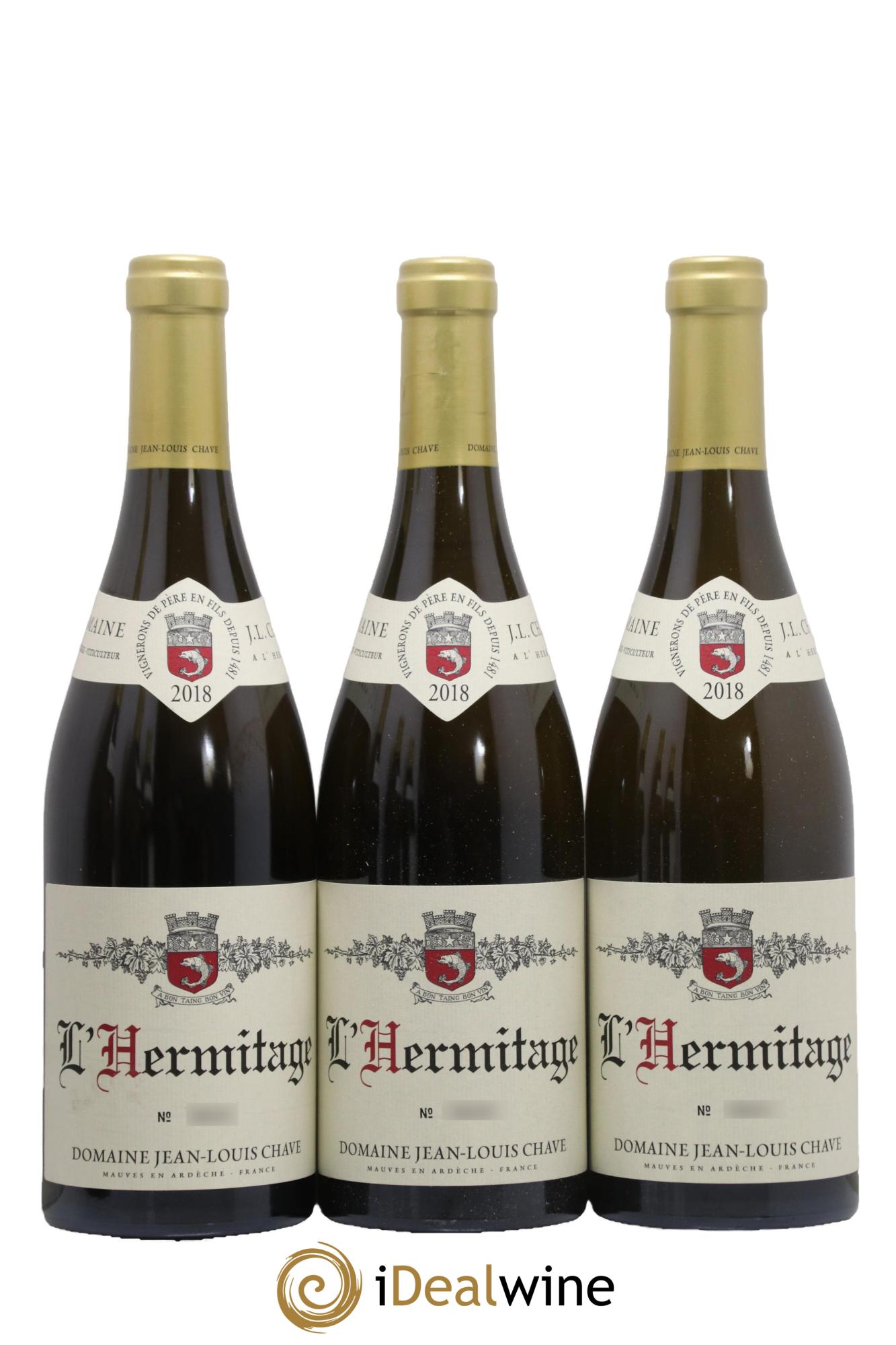 Hermitage Jean-Louis Chave 2018 - Lot of 6 bottles - 1