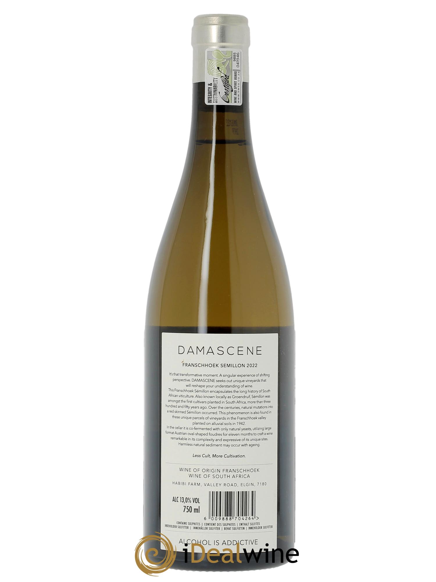 Franschhoek WO Damascene Sémillon  2022 - Posten von 1 Flasche - 1