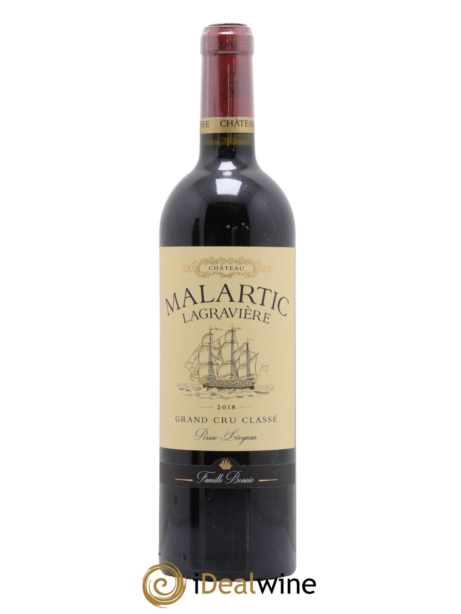 Château Malartic-Lagravière Cru Classé de Graves  2018 - Posten von 1 Flasche - 0