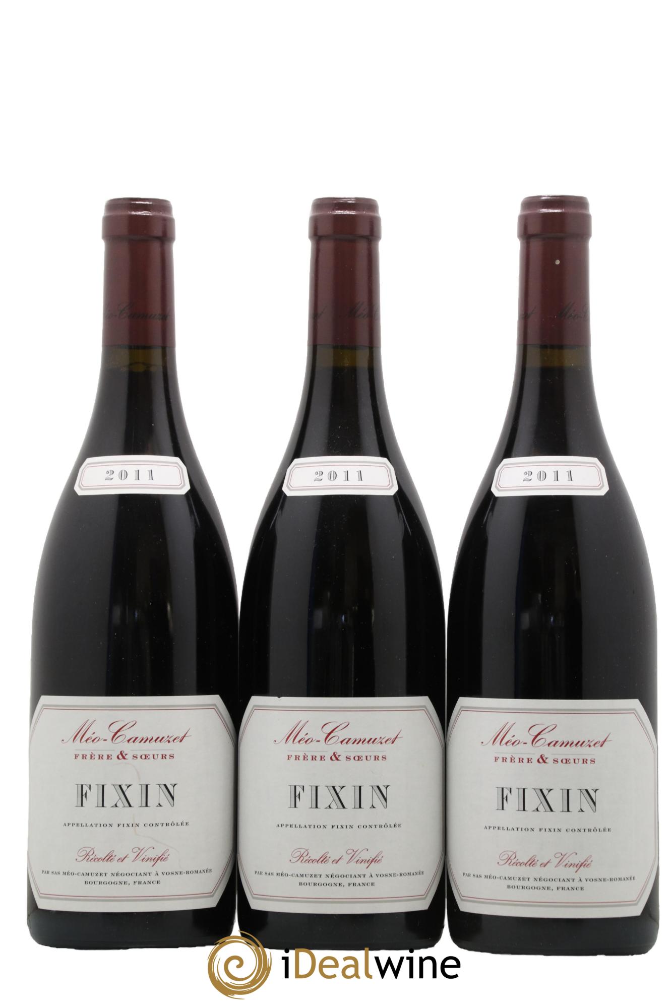 Fixin Méo-Camuzet (Frère & Soeurs) 2011 - Lot de 3 bouteilles - 0