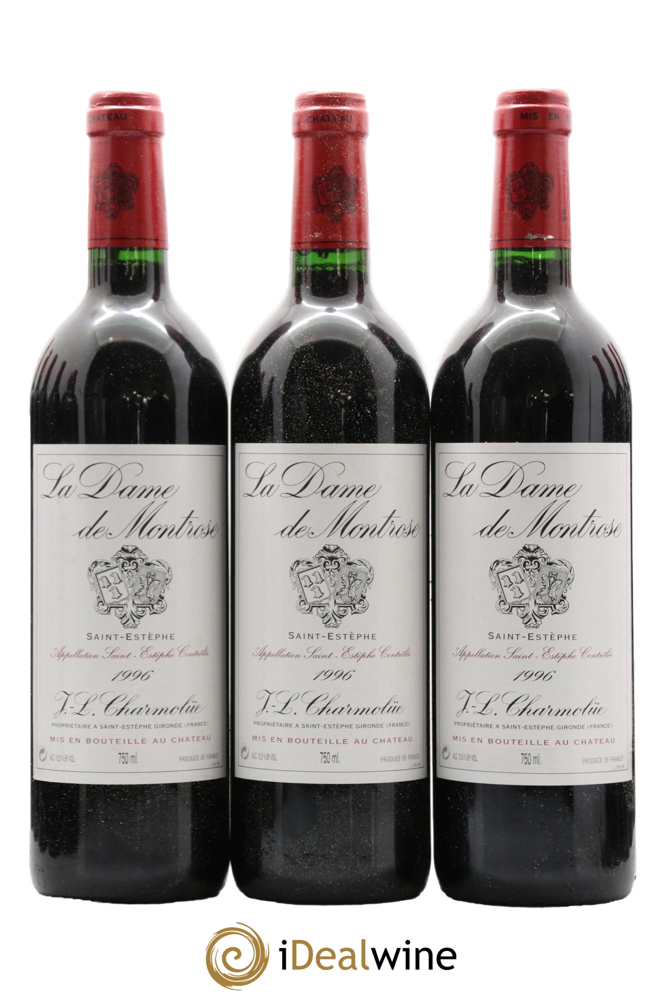 La Dame de Montrose Second Vin 1996 - Posten von 12 Flaschen - 1