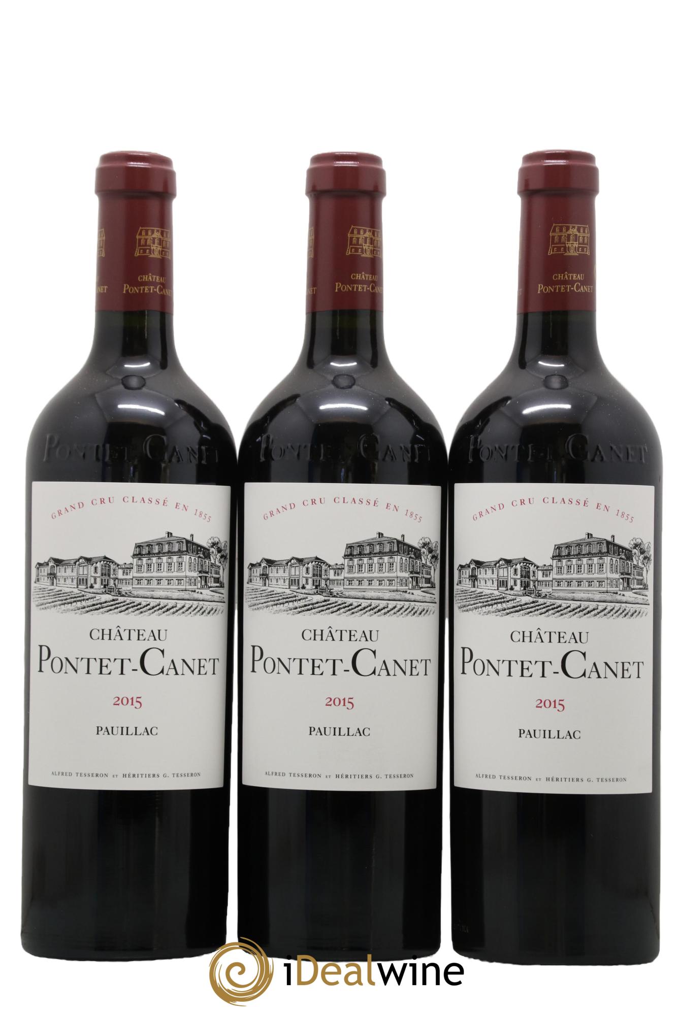 Château Pontet Canet 5ème Grand Cru Classé 2015 - Lotto di 12 bottiglie - 4