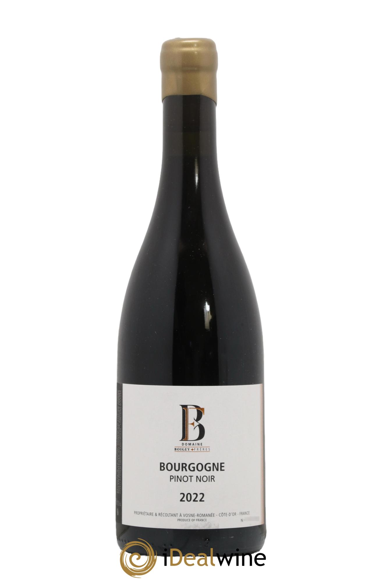 Bourgogne Pinot Noir Domaine Boigey Freres 2022 - Lot of 1 bottle - 0