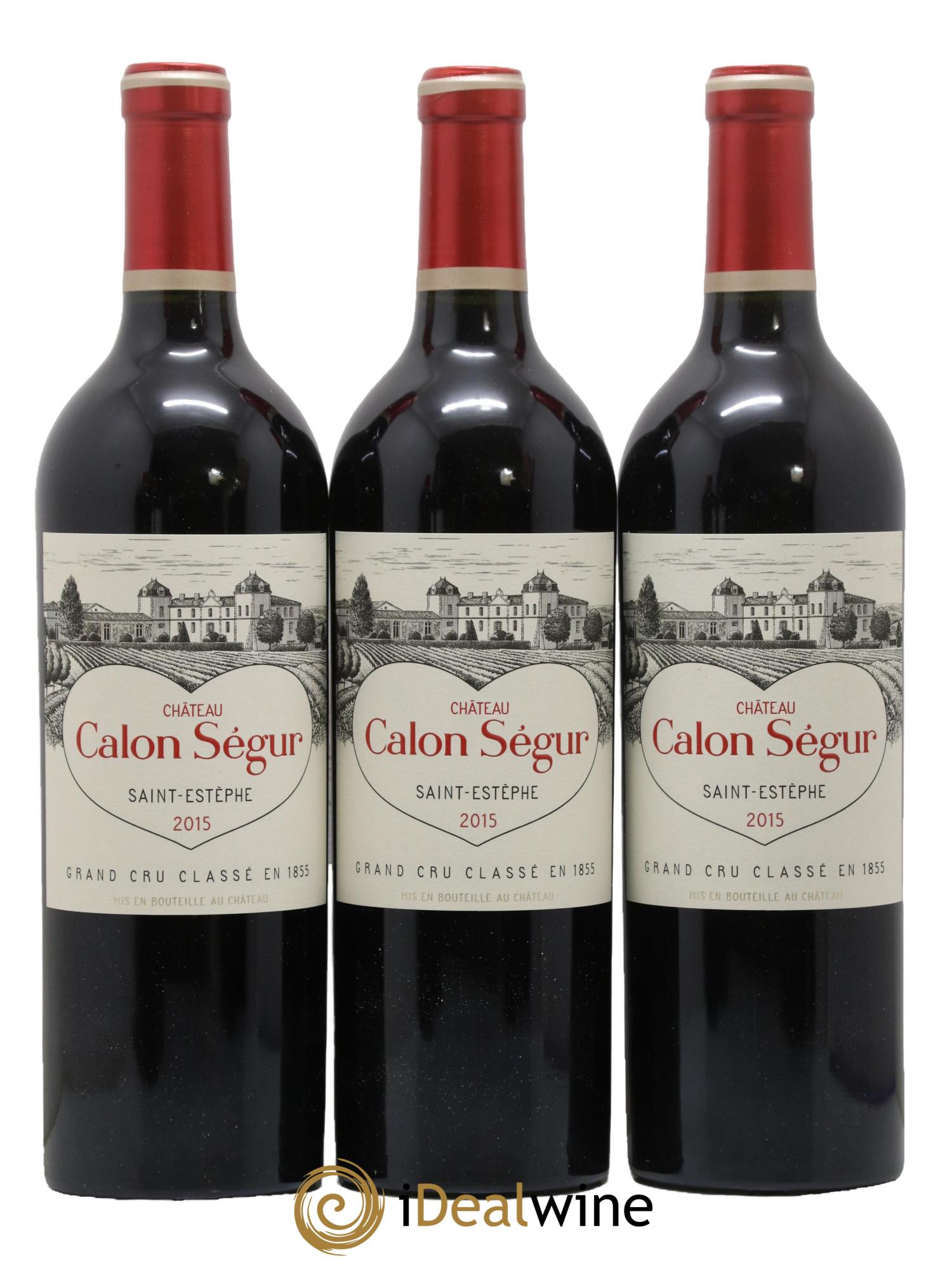 Château Calon Ségur 3ème Grand Cru Classé 2015 - Posten von 6 Flaschen - 2