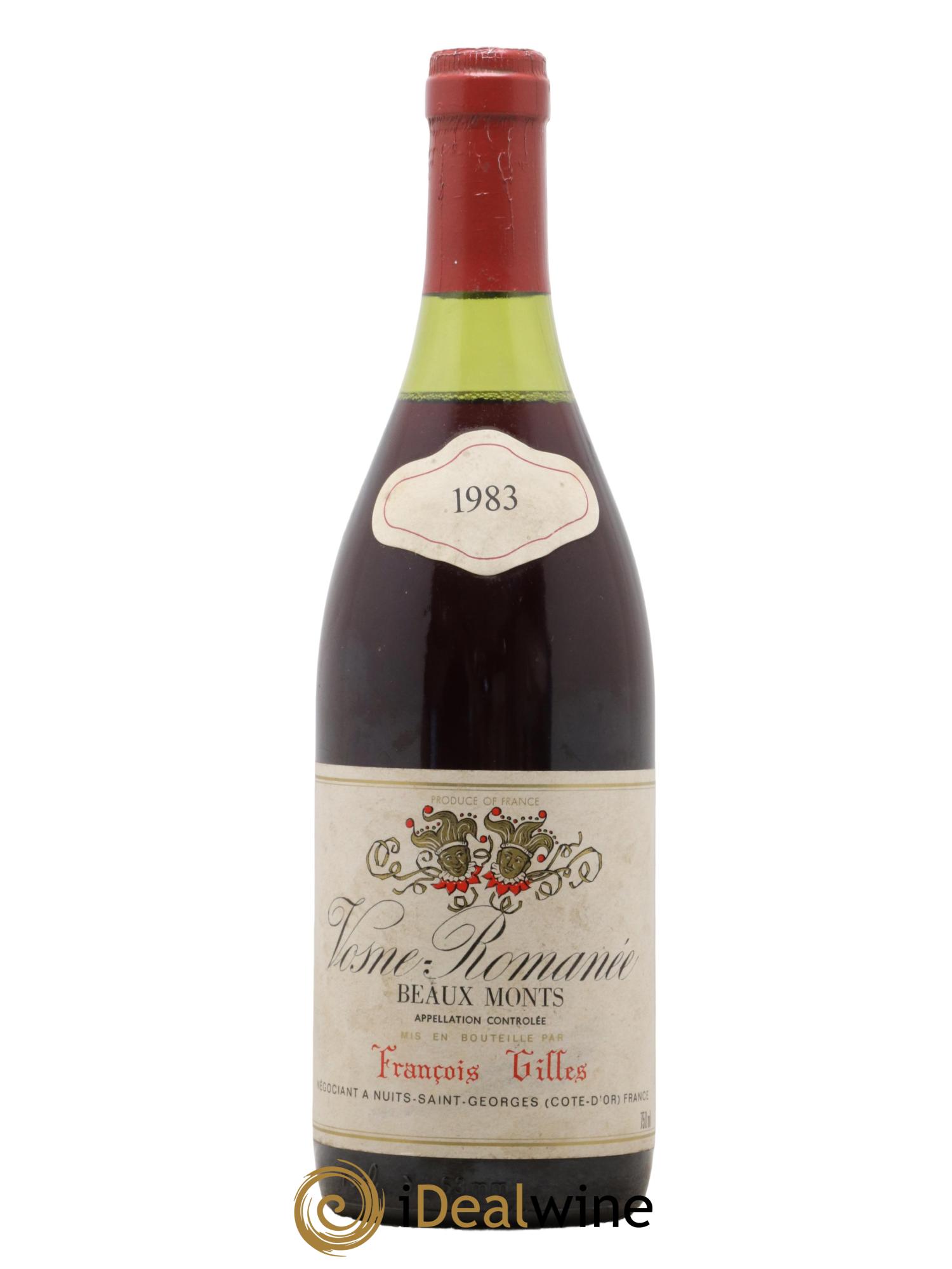 Vosne-Romanée 1er Cru Beaux Monts Domaine François Gilles 1983 - Posten von 1 Flasche - 0