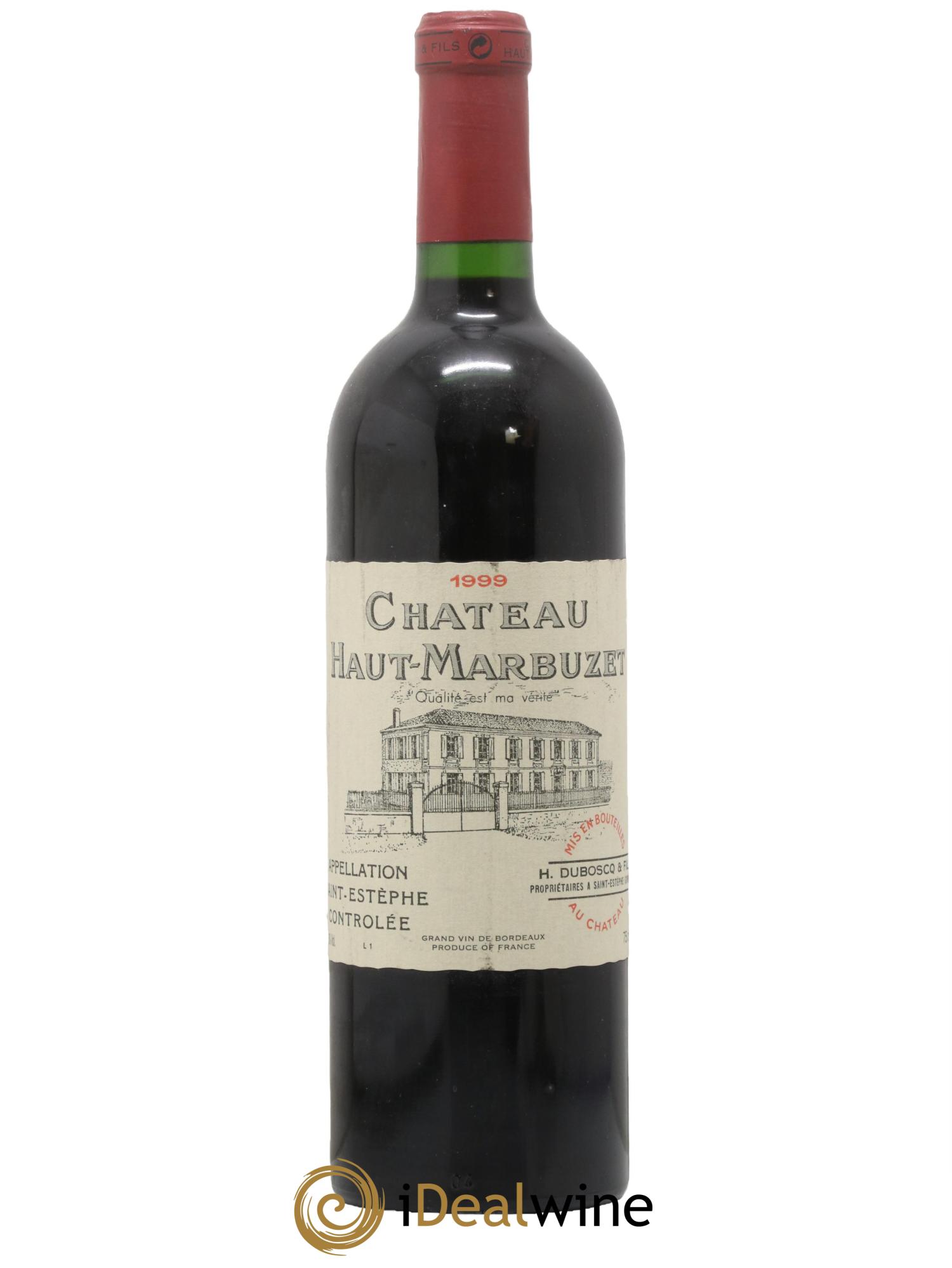 Château Haut Marbuzet 1999 - Lot de 1 bouteille - 0