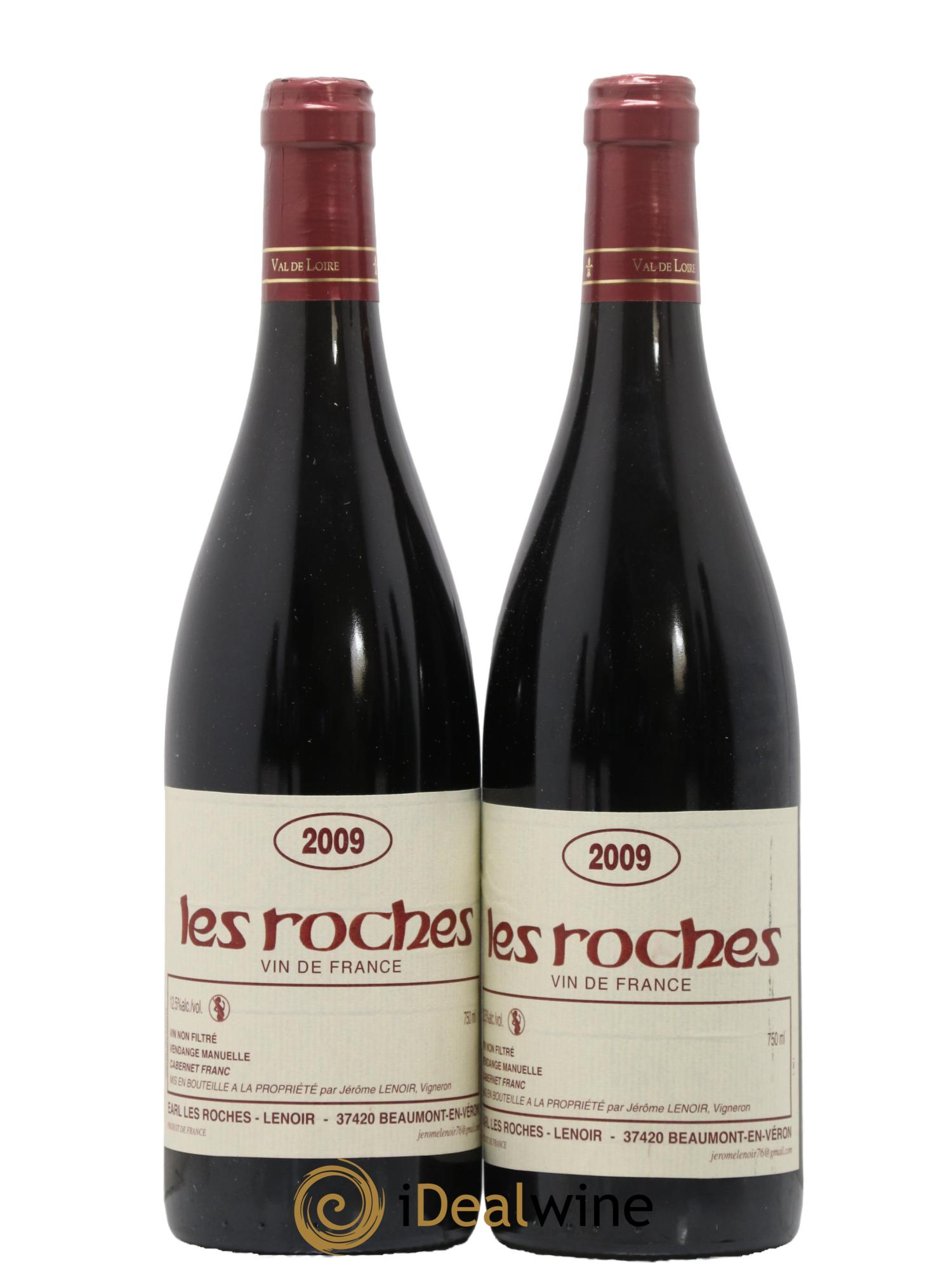 Vin de France Les Roches Lenoir (Domaine) 2009 - Posten von 2 Flaschen - 0