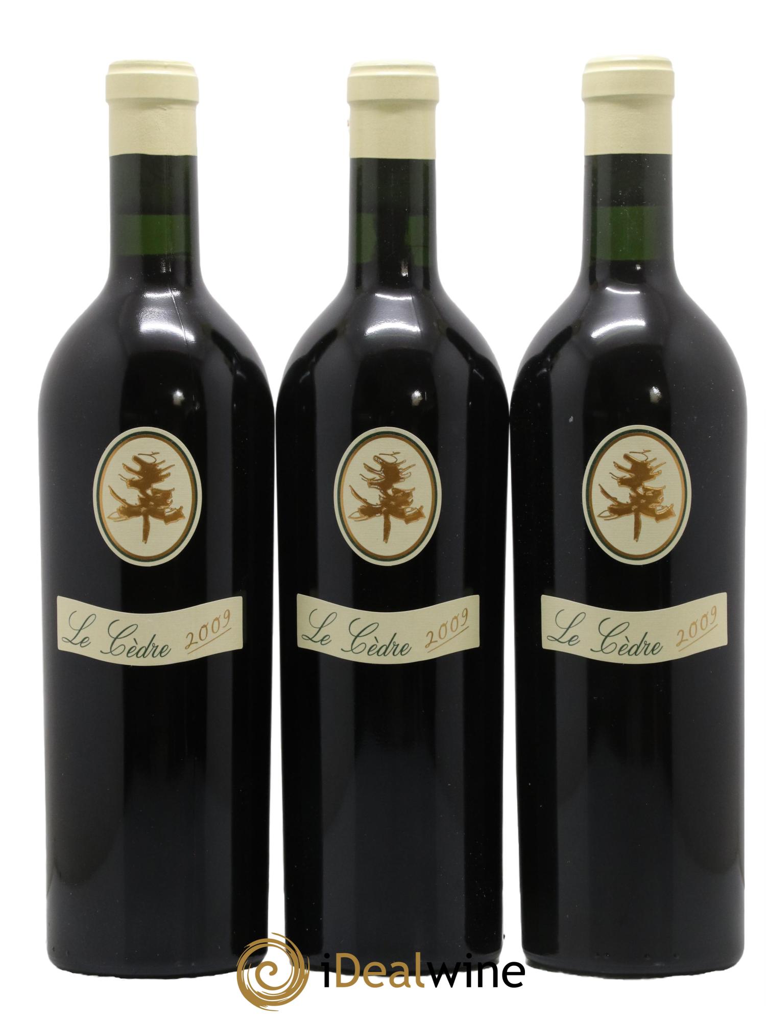 Cahors Château du Cèdre Cuvée Le Cèdre Pascal et Jean-Marc Verhaeghe 2009 - Lot de 3 bouteilles - 0