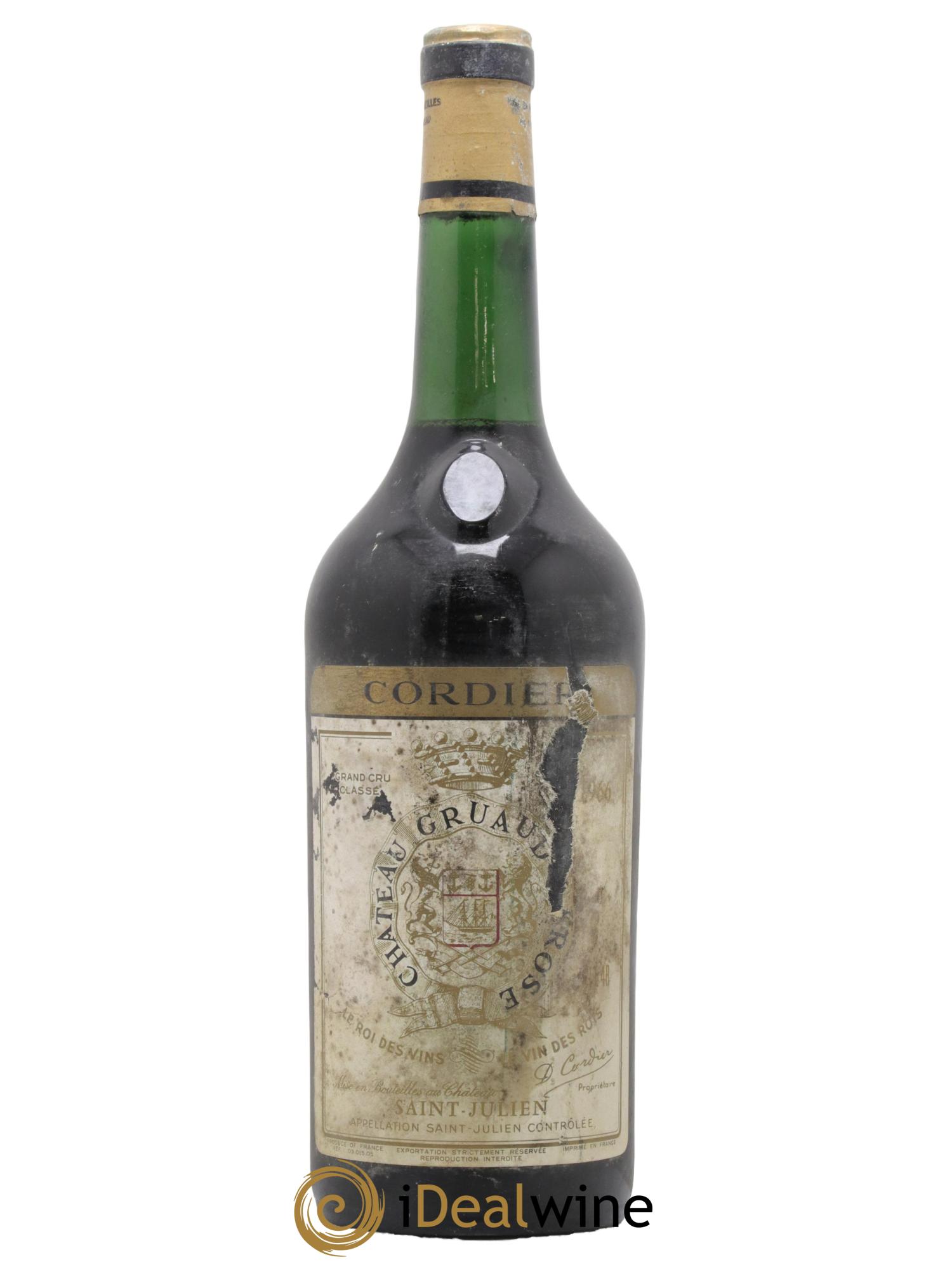 Château Gruaud Larose 2ème Grand Cru Classé 1966 - Lotto di 1 magnum - 0