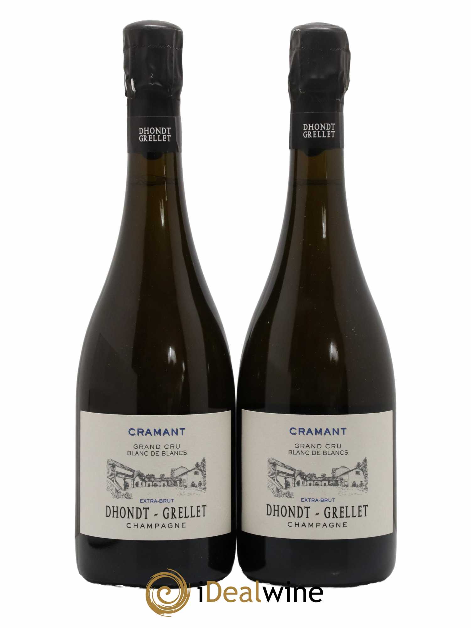 Cramant Dhondt Grellet - Lot of 2 bottles - 0