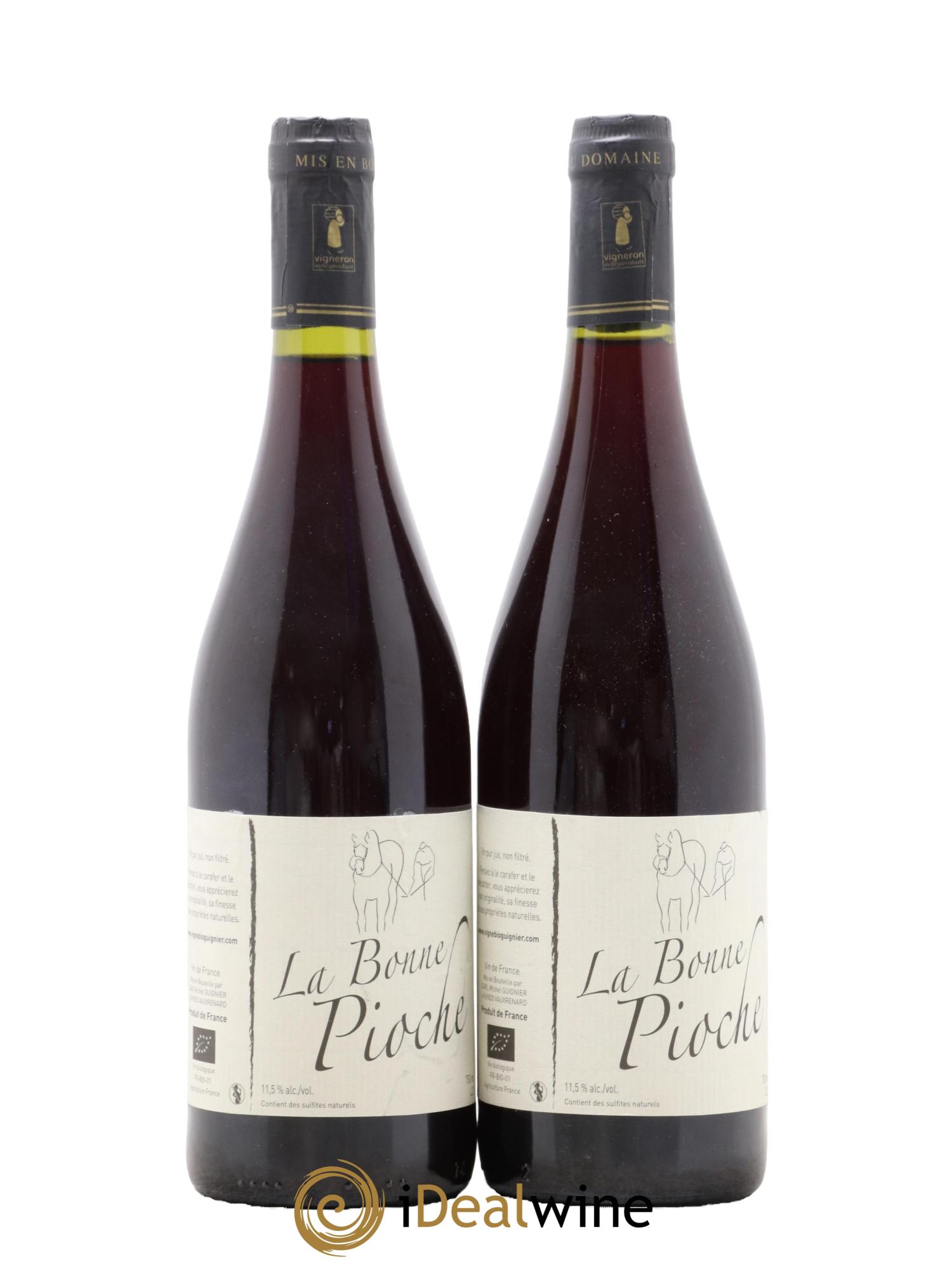 Vin de France La Bonne Pioche Michel Guignier 2021 - Lot of 2 bottles - 0