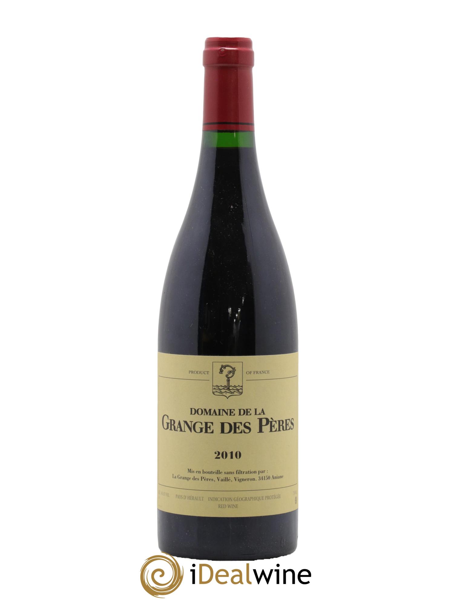 IGP Pays d'Hérault Grange des Pères Laurent Vaillé 2010 - Posten von 1 Flasche - 0