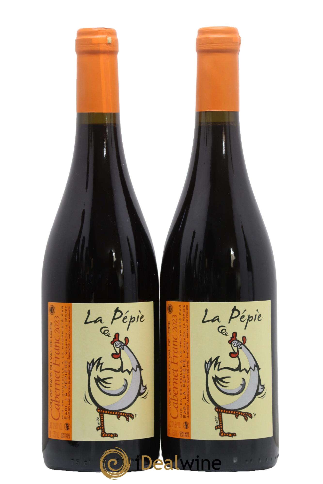 IGP Val de Loire La Pepie Cabernet Franc Domaine de la Pepiere 2023 - Lotto di 2 bottiglie - 0