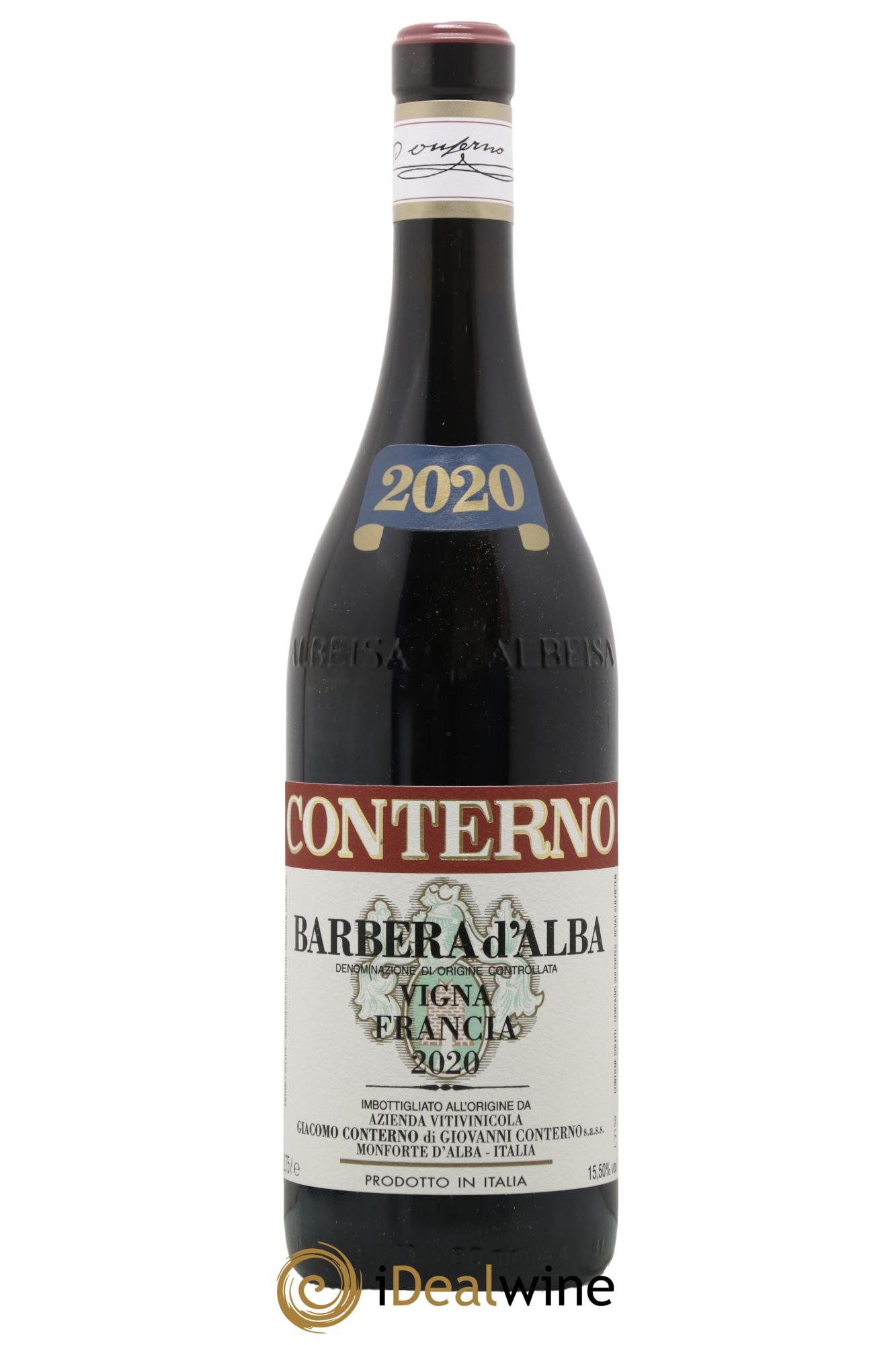 Barbera d'Alba DOC Vigna Francia Giacomo Conterno 2020 - Lotto di 1 bottiglia - 0