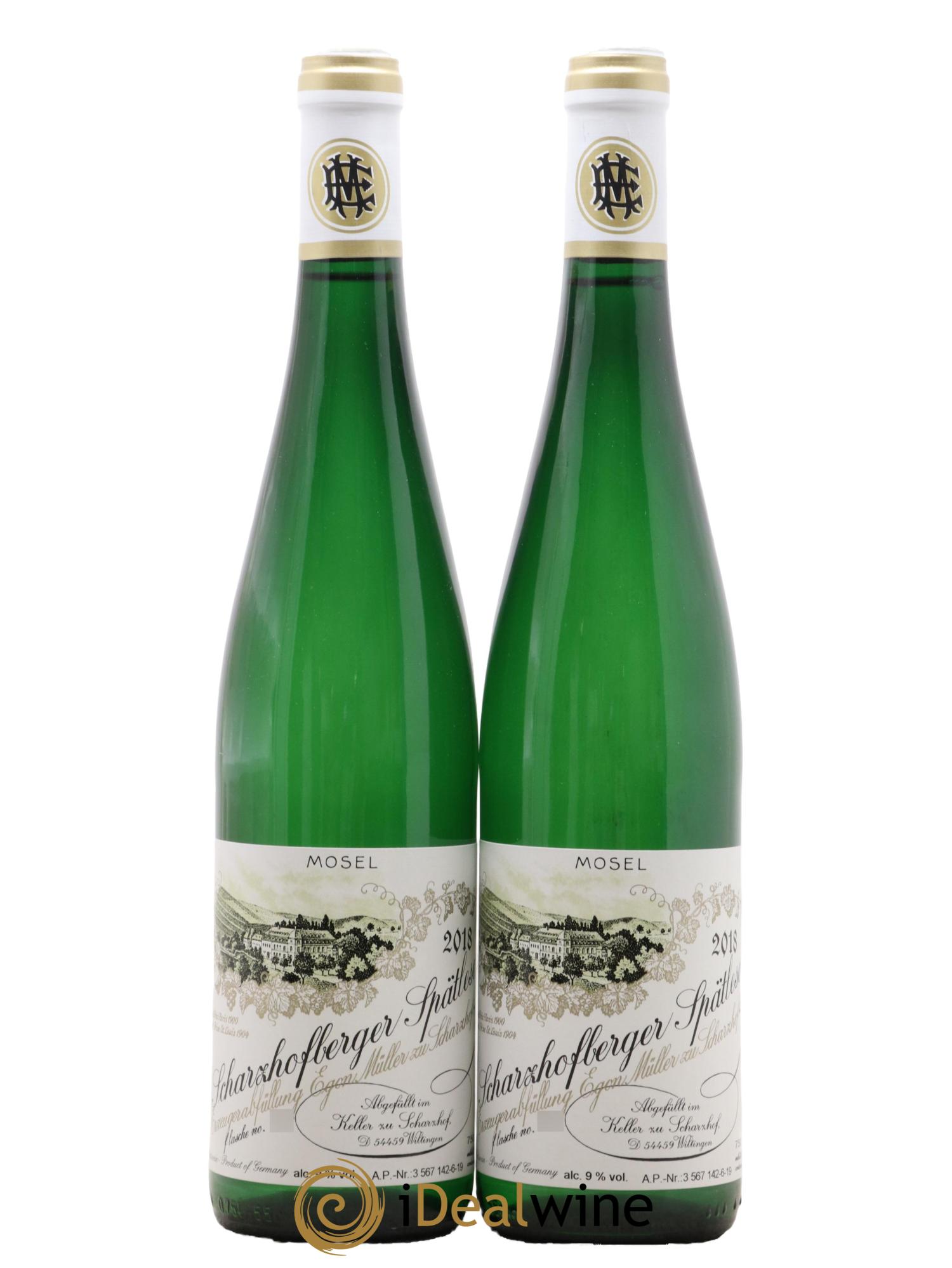 Riesling Scharzhofberger Spatlese Egon Muller  2018 - Posten von 2 Flaschen - 0