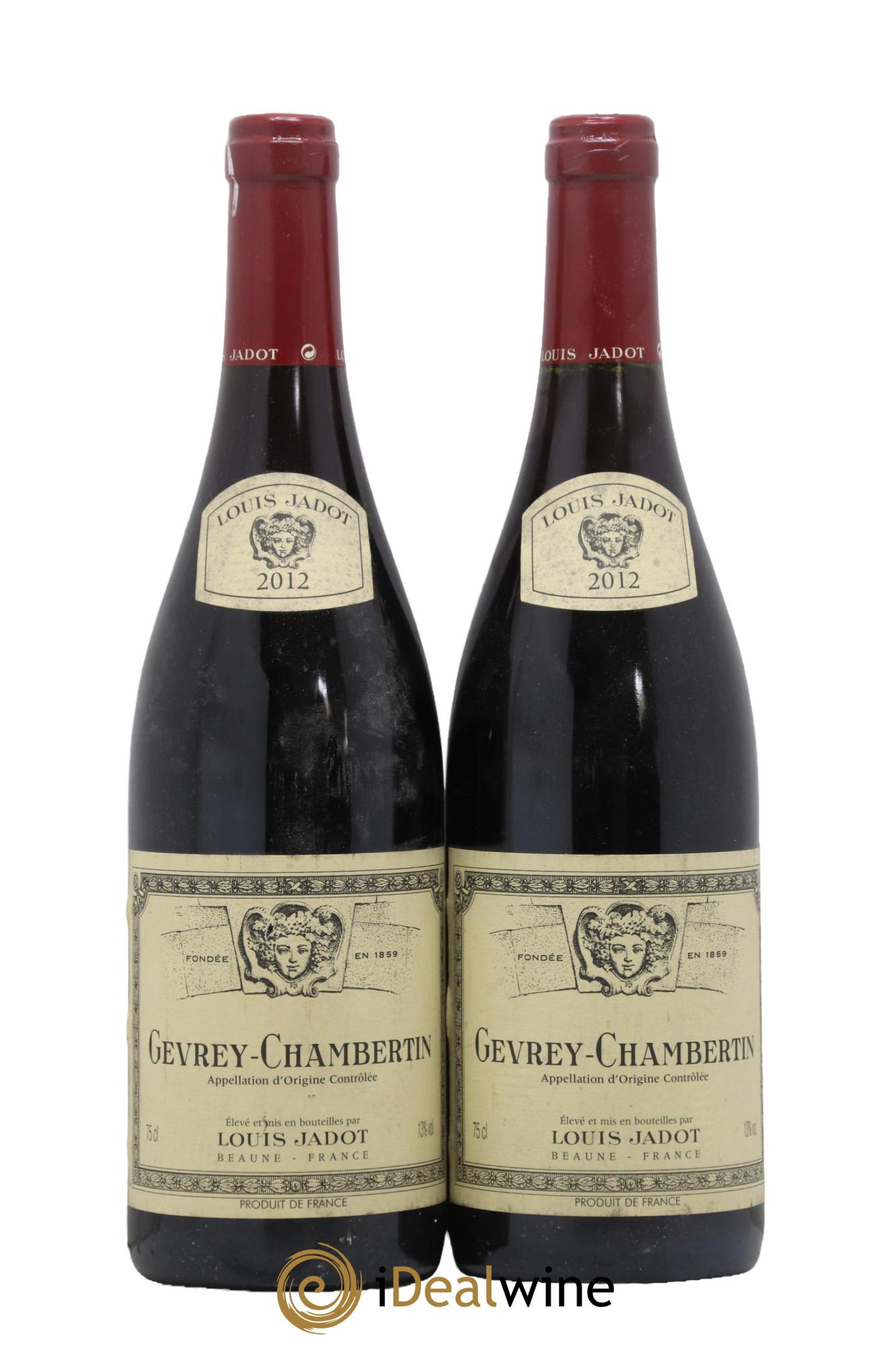 Gevrey-Chambertin Louis Jadot 2012 - Lot de 2 bouteilles - 0