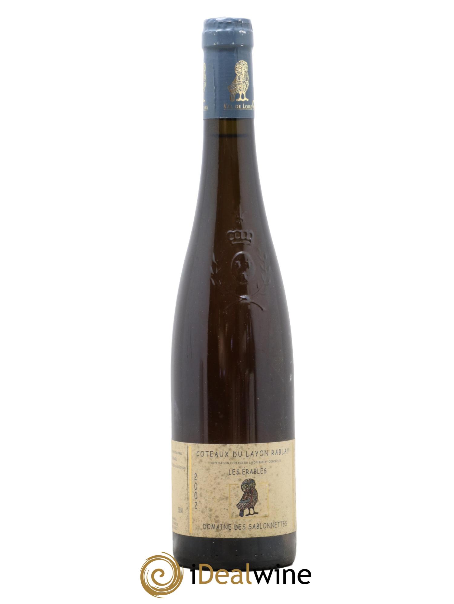 Coteaux du Layon Rablay Les Erables Domaine des Sablonnettes 2002 - Lotto di 1 formato 50cl - 0