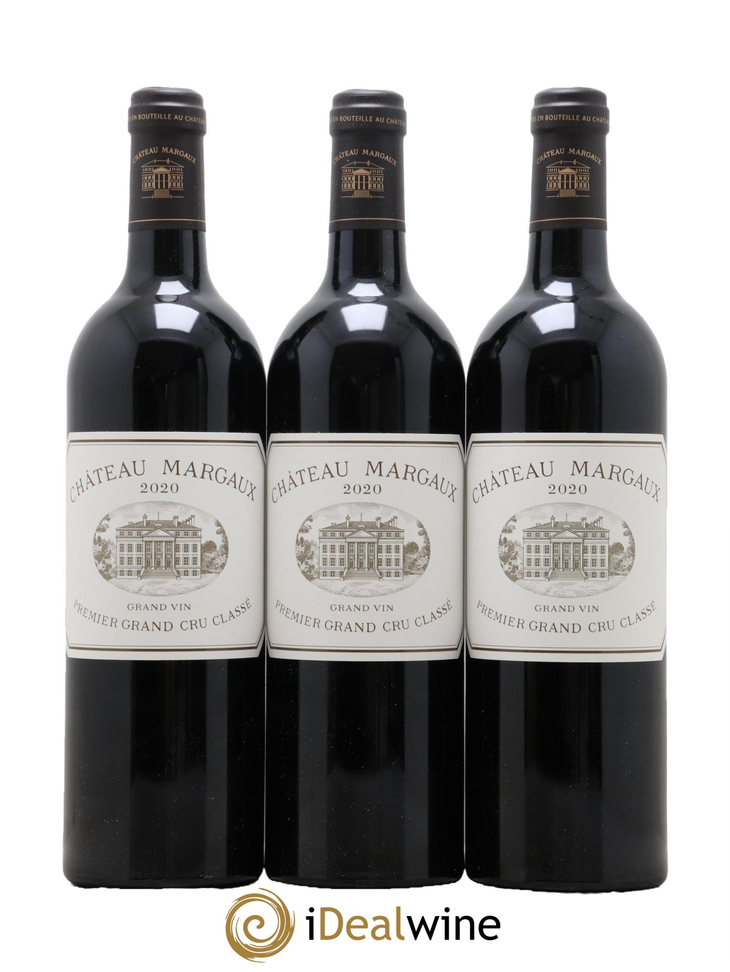 Château Margaux 1er Grand Cru Classé 2020 - Lot de 6 bouteilles - 1