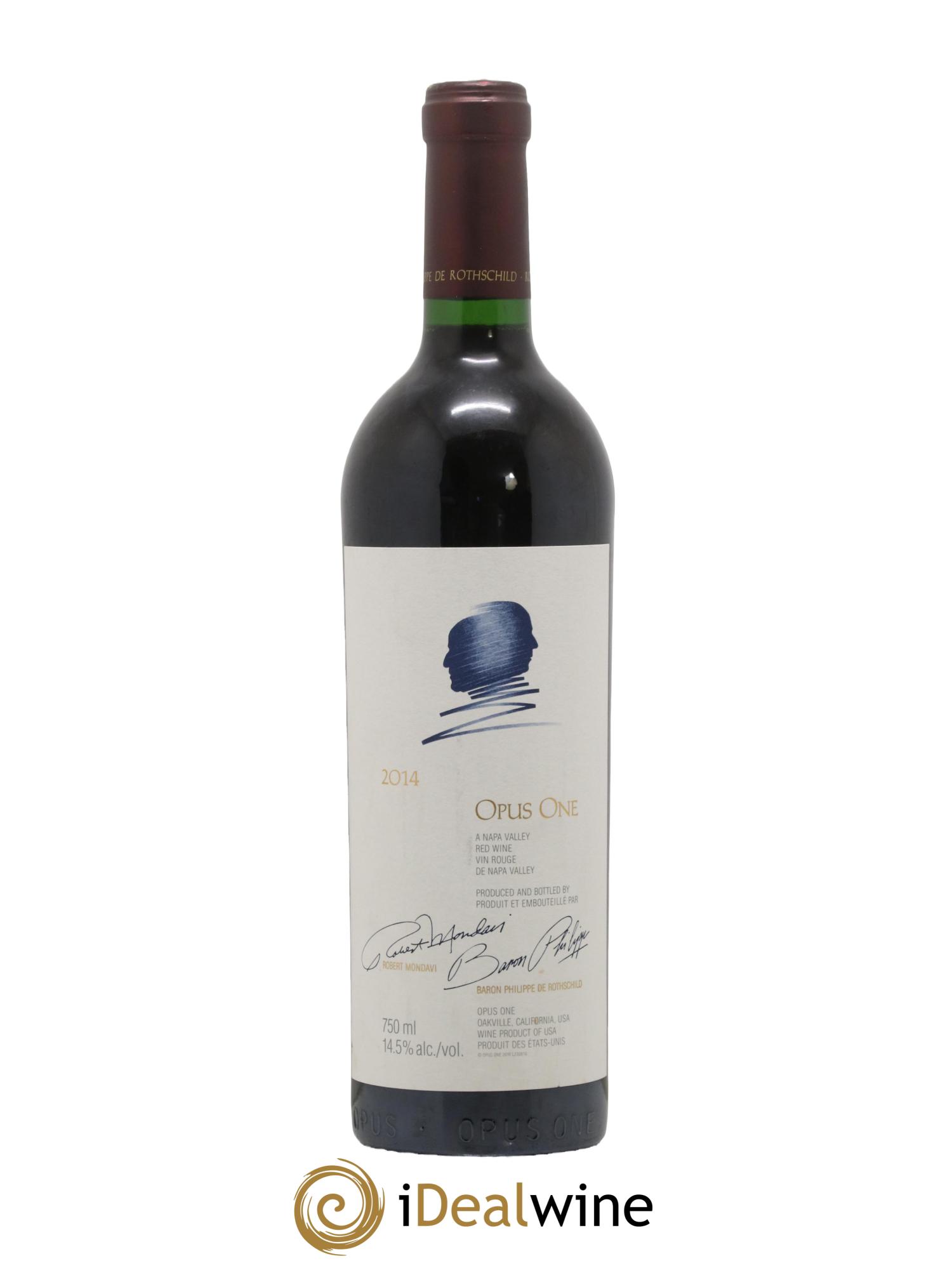 Napa Valley Opus One Robert Mondavi 2014 - Lot de 1 bouteille - 0