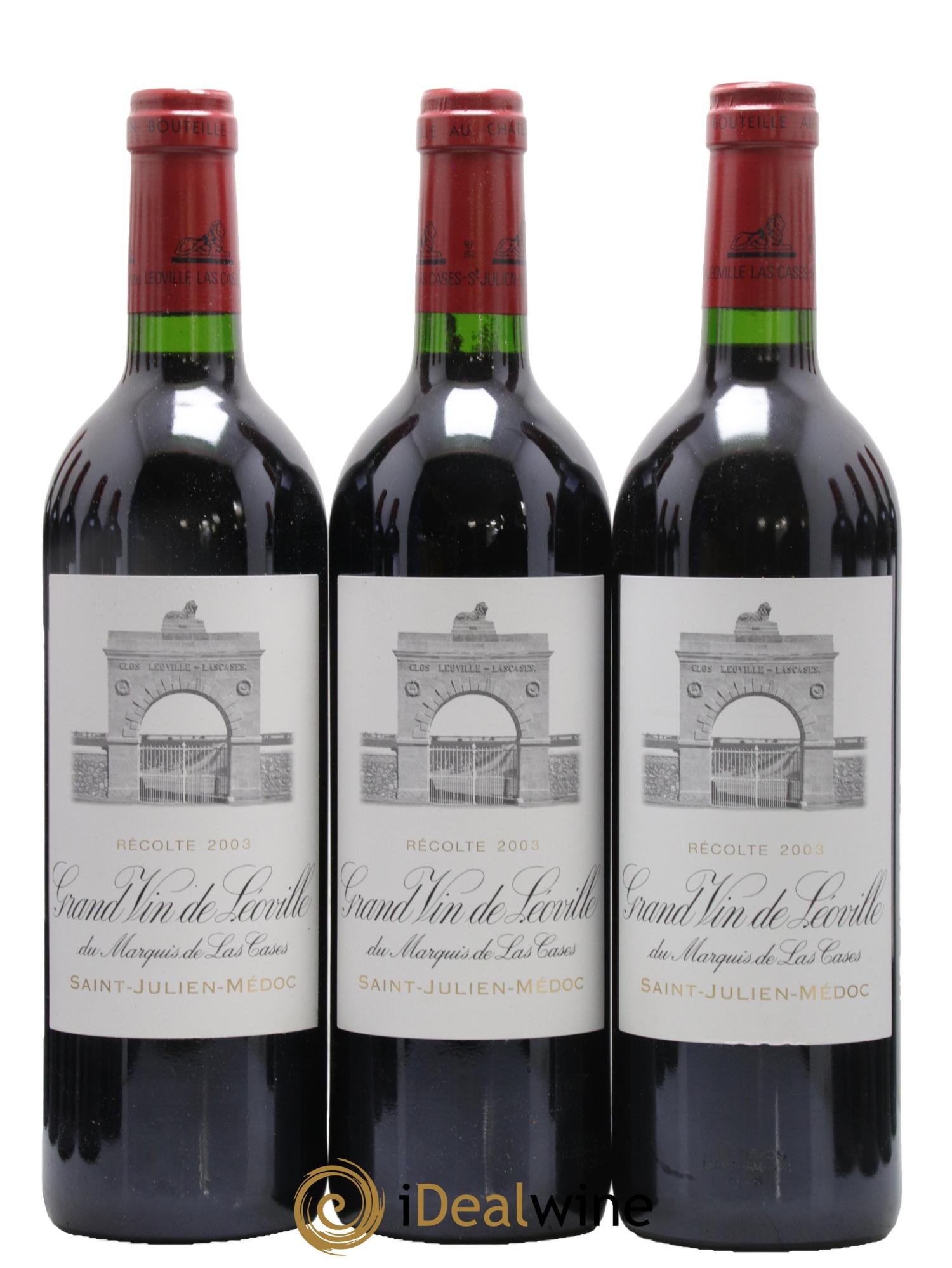 Château Léoville Las Cases 2ème Grand Cru Classé 2003 - Posten von 12 Flaschen - 1