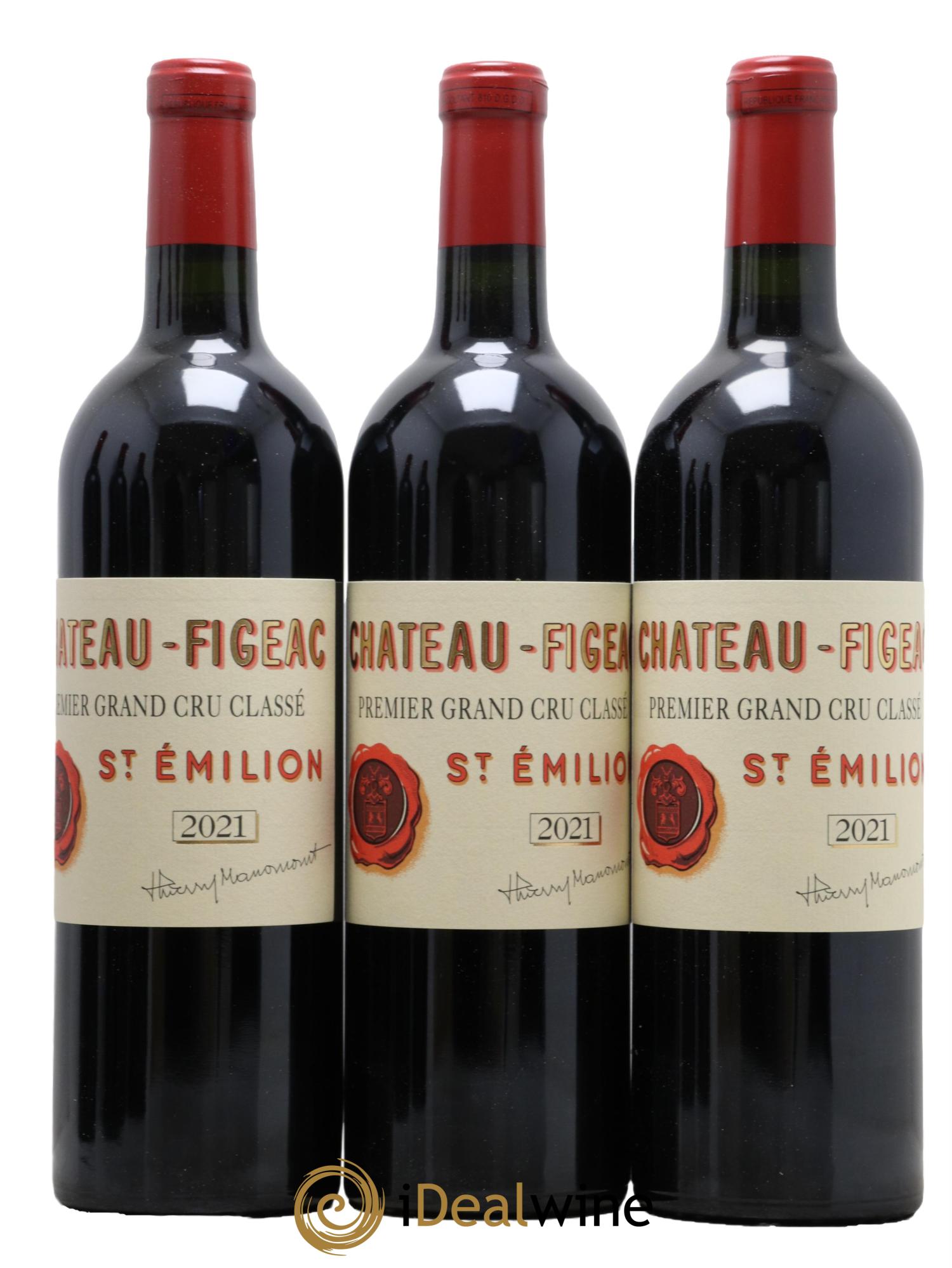 Château Figeac 1er Grand Cru Classé A 2021 - Lot de 6 bouteilles - 1