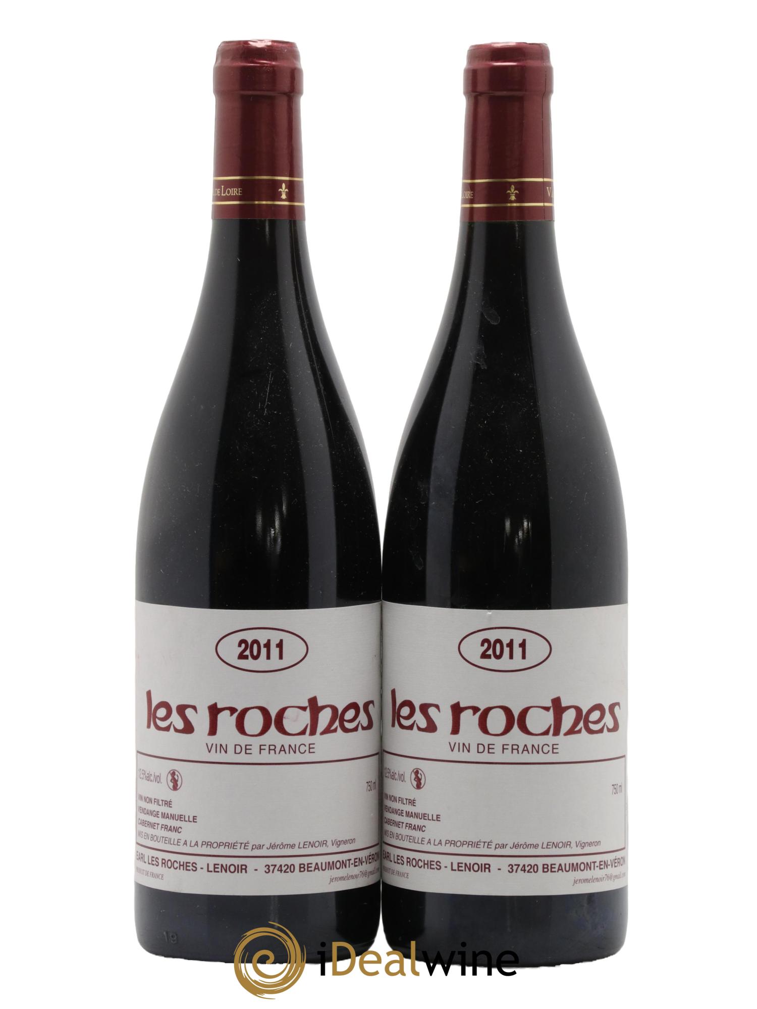 Vin de France Les Roches Lenoir (Domaine) 2011 - Lot de 2 bouteilles - 0