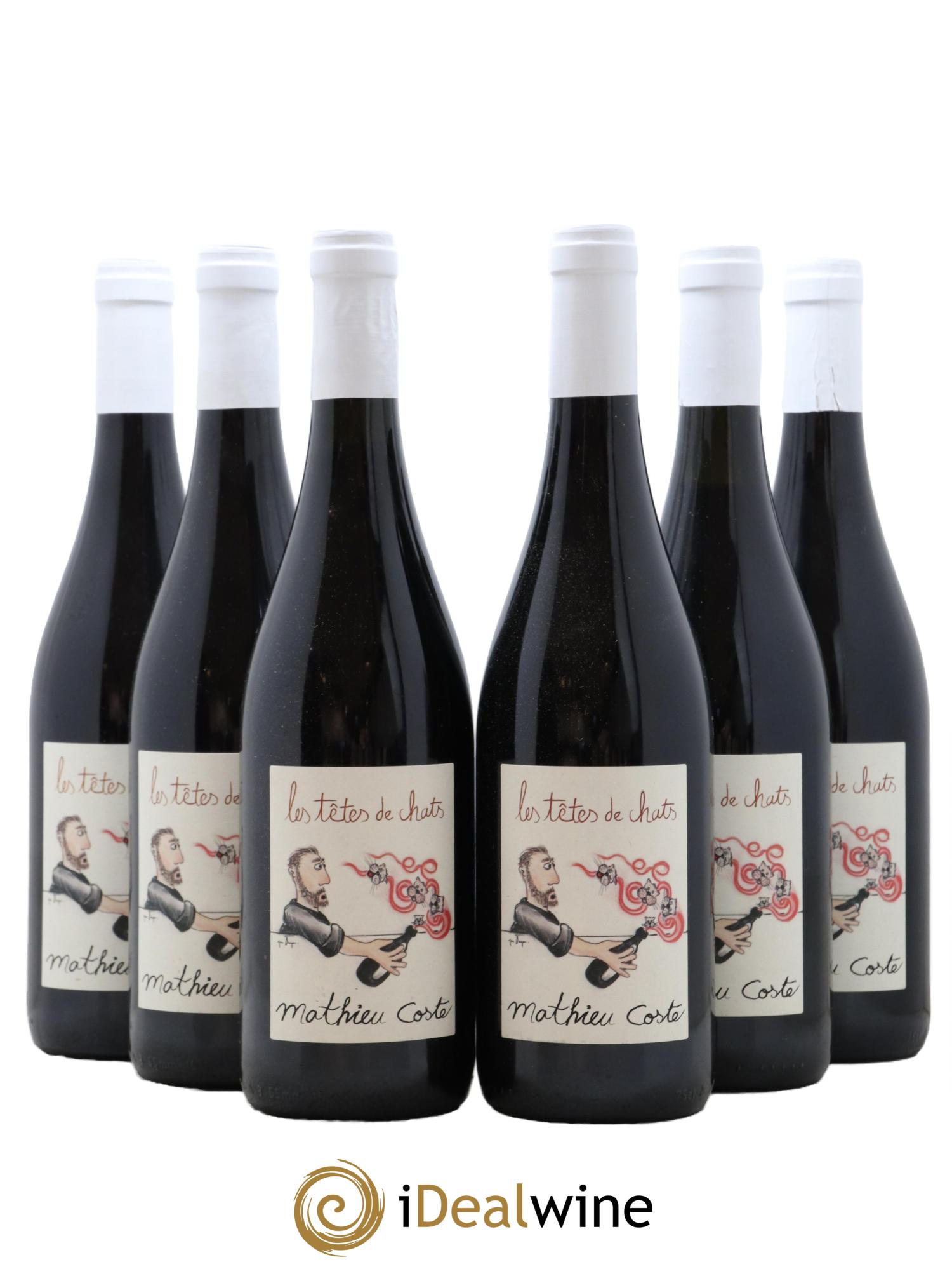 Vin de France Tetes de Chats Mathieu Coste 2014 - Lot de 6 bouteilles - 0