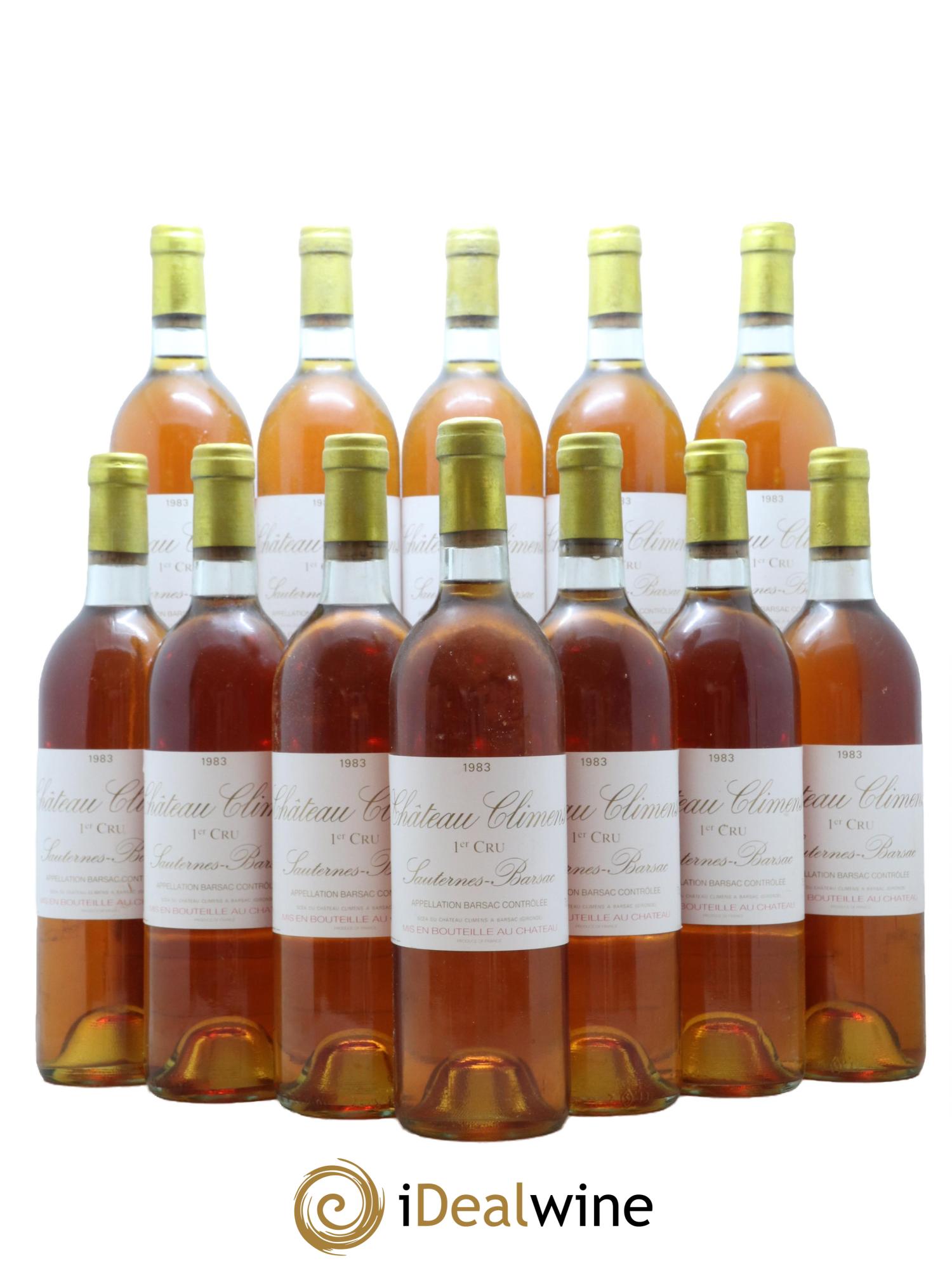 Château Climens 1er Grand Cru Classé 1983 - Posten von 12 Flaschen - 0