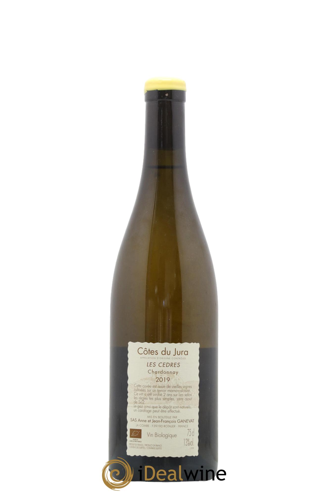 Vin de France (anciennement Côtes du Jura) Les Cèdres Anne et Jean François Ganevat 2019 - Posten von 1 Flasche - 1