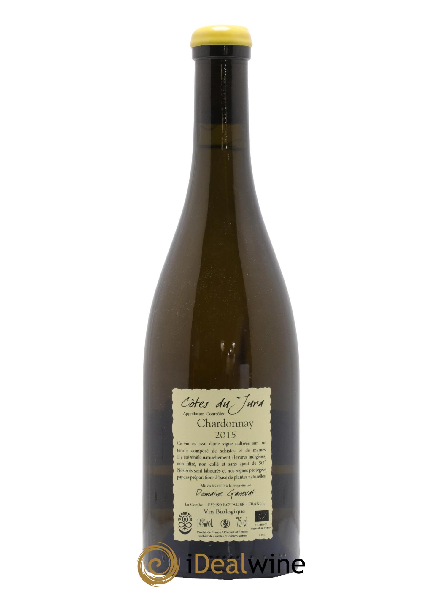 Côtes du Jura Grusse en Billat Jean-François Ganevat (Domaine) 2015 - Lotto di 1 bottiglia - 1