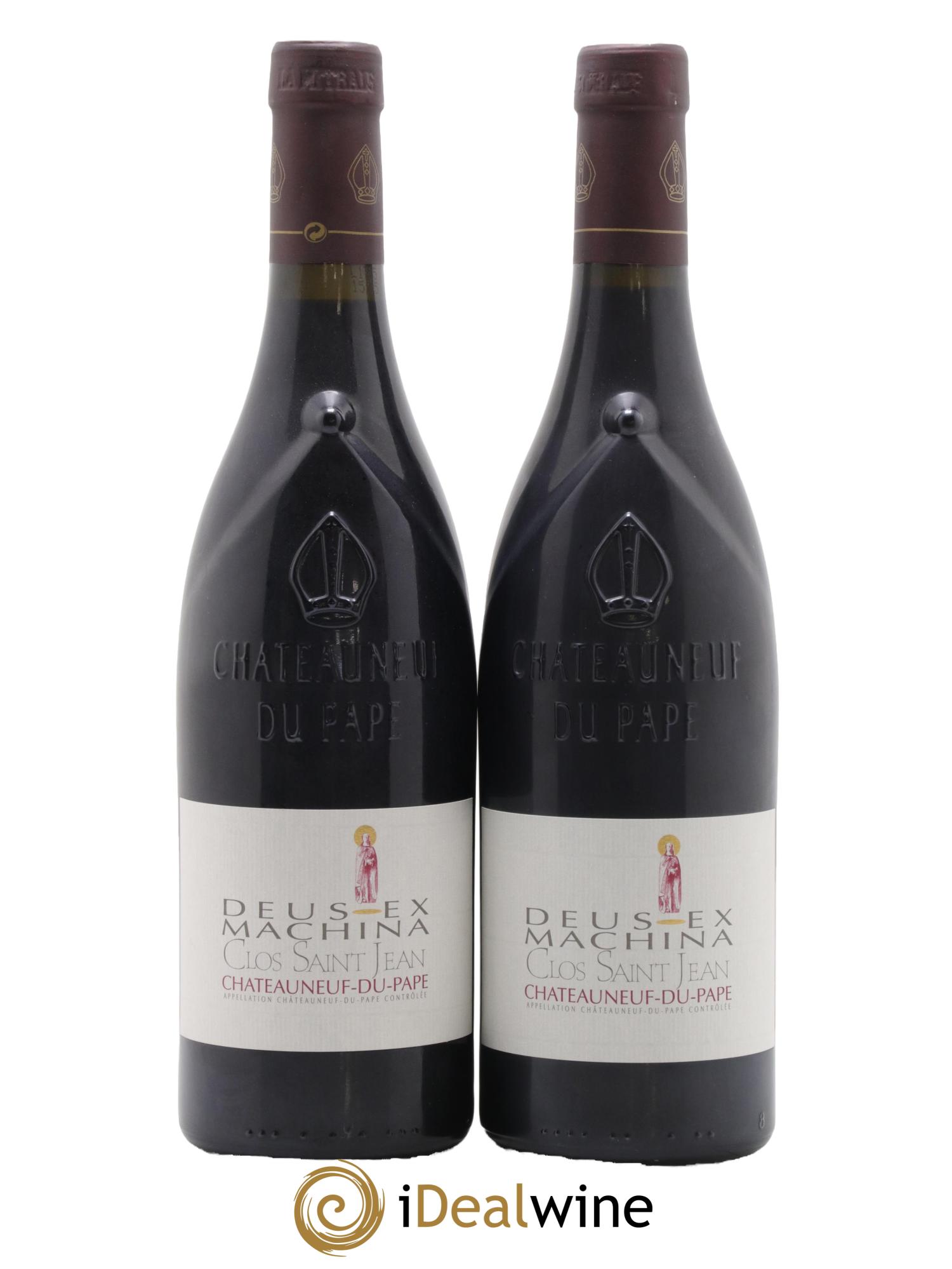 Châteauneuf-du-Pape Clos Saint-Jean Deus Ex Machina Pascal et Vincent Maurel 2017 - Lotto di 2 bottiglie - 0