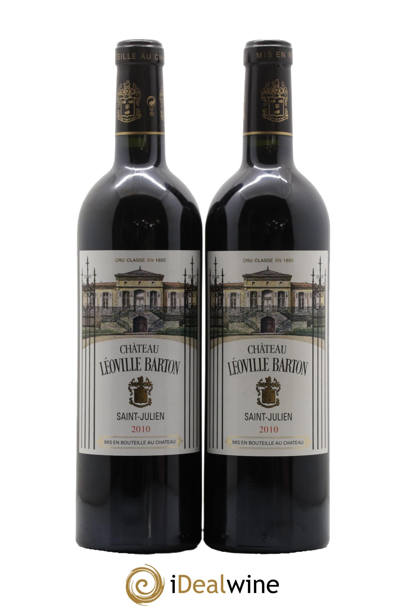 Château Léoville Barton 2ème Grand Cru Classé 2010 - Lot of 2 bottles - 0