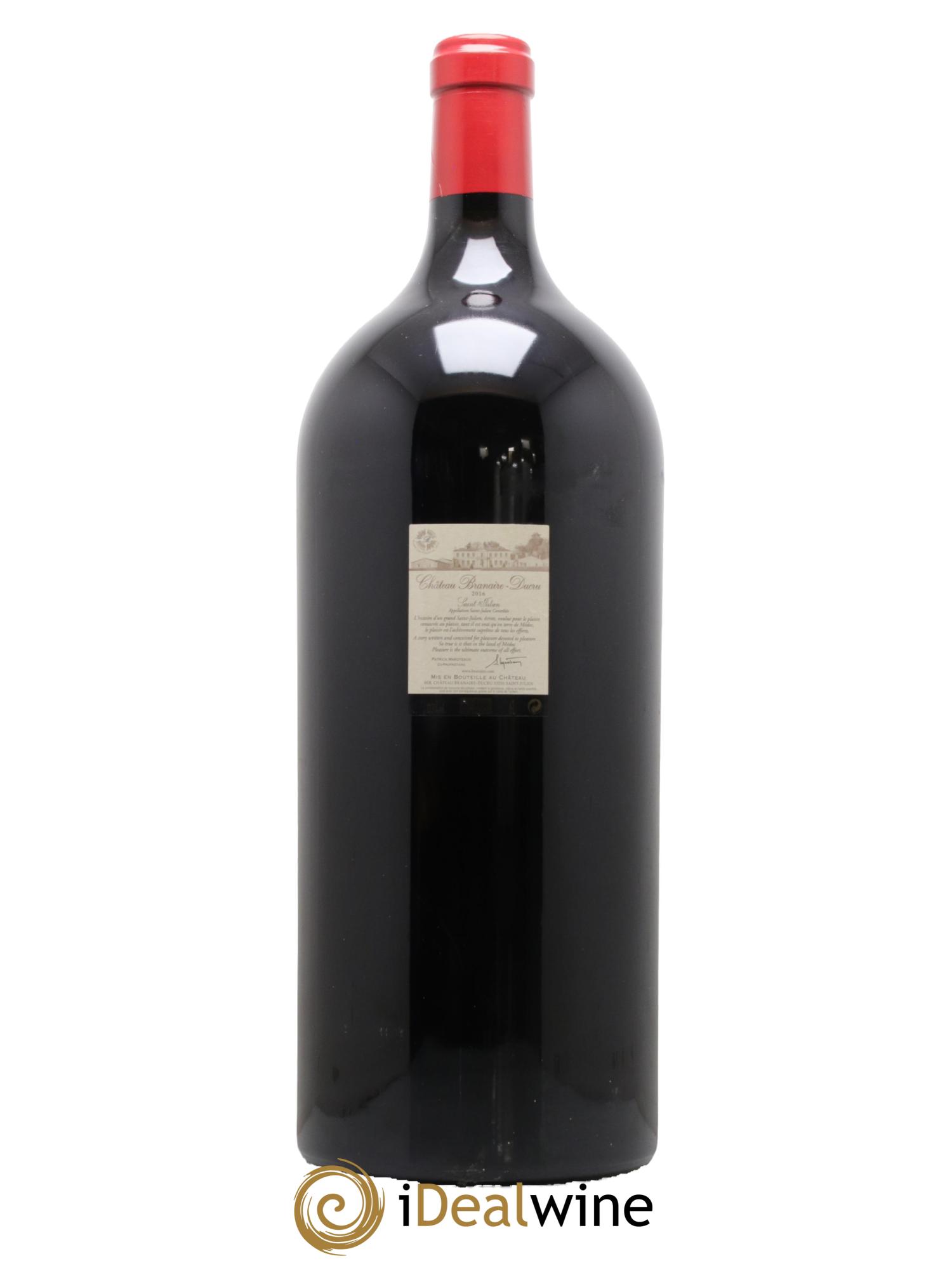 Château Branaire Ducru 4ème Grand Cru Classé  2016 - Lotto di 1 mathusalem - 1